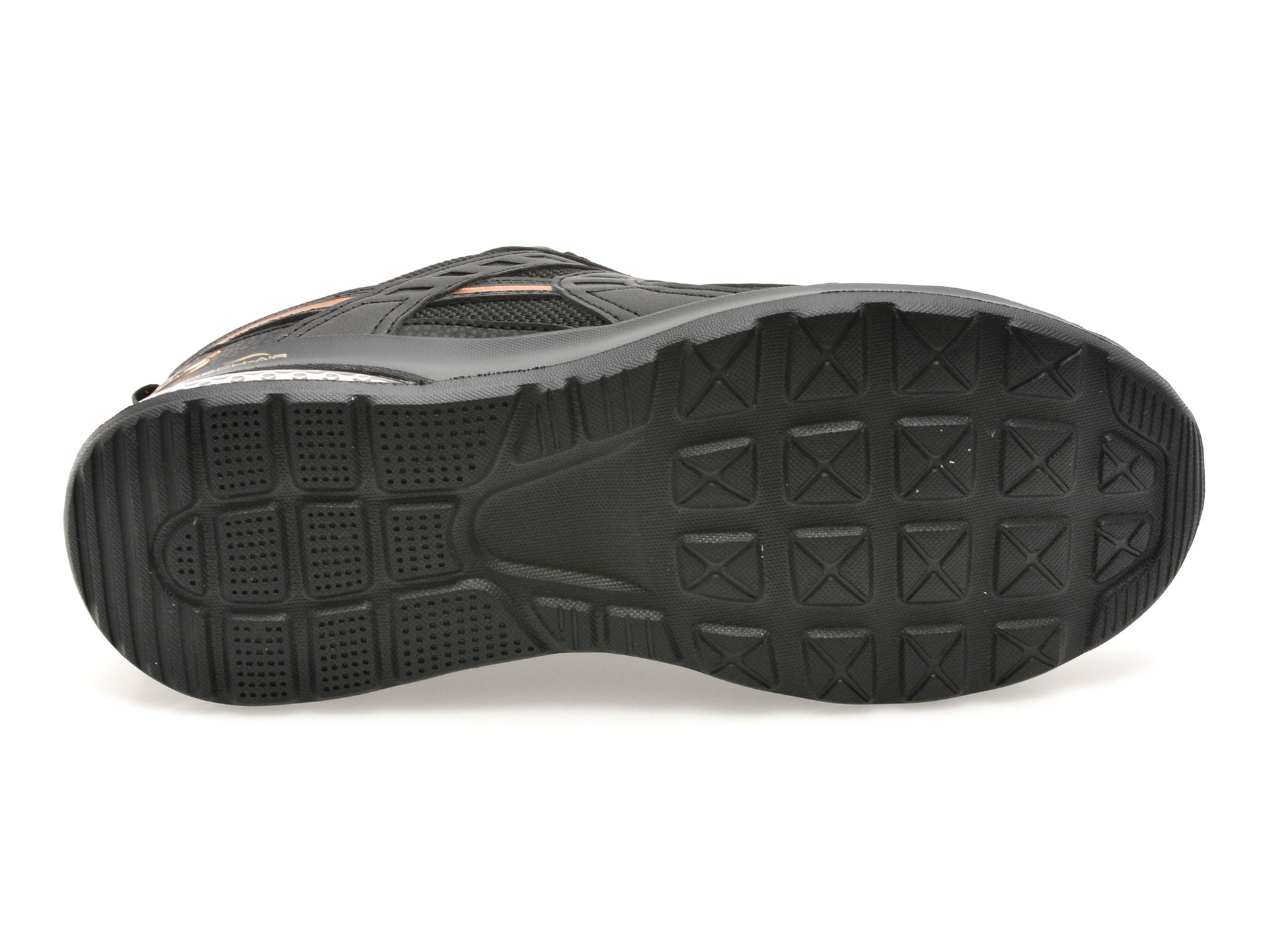 Pantofi sport SKECHERS negri, BOBS VISION AIR, din material textil