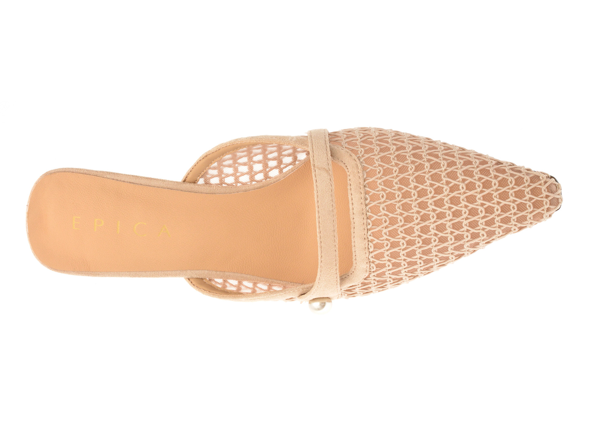 Pantofi eleganti EPICA maro, 26Q2118, din material textil