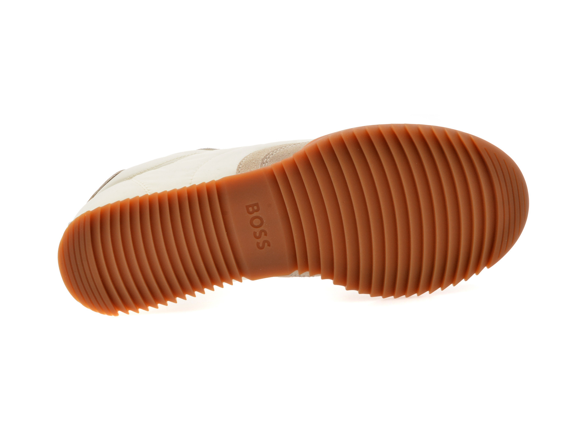 Pantofi sport BOSS albi, 2147, din material textil