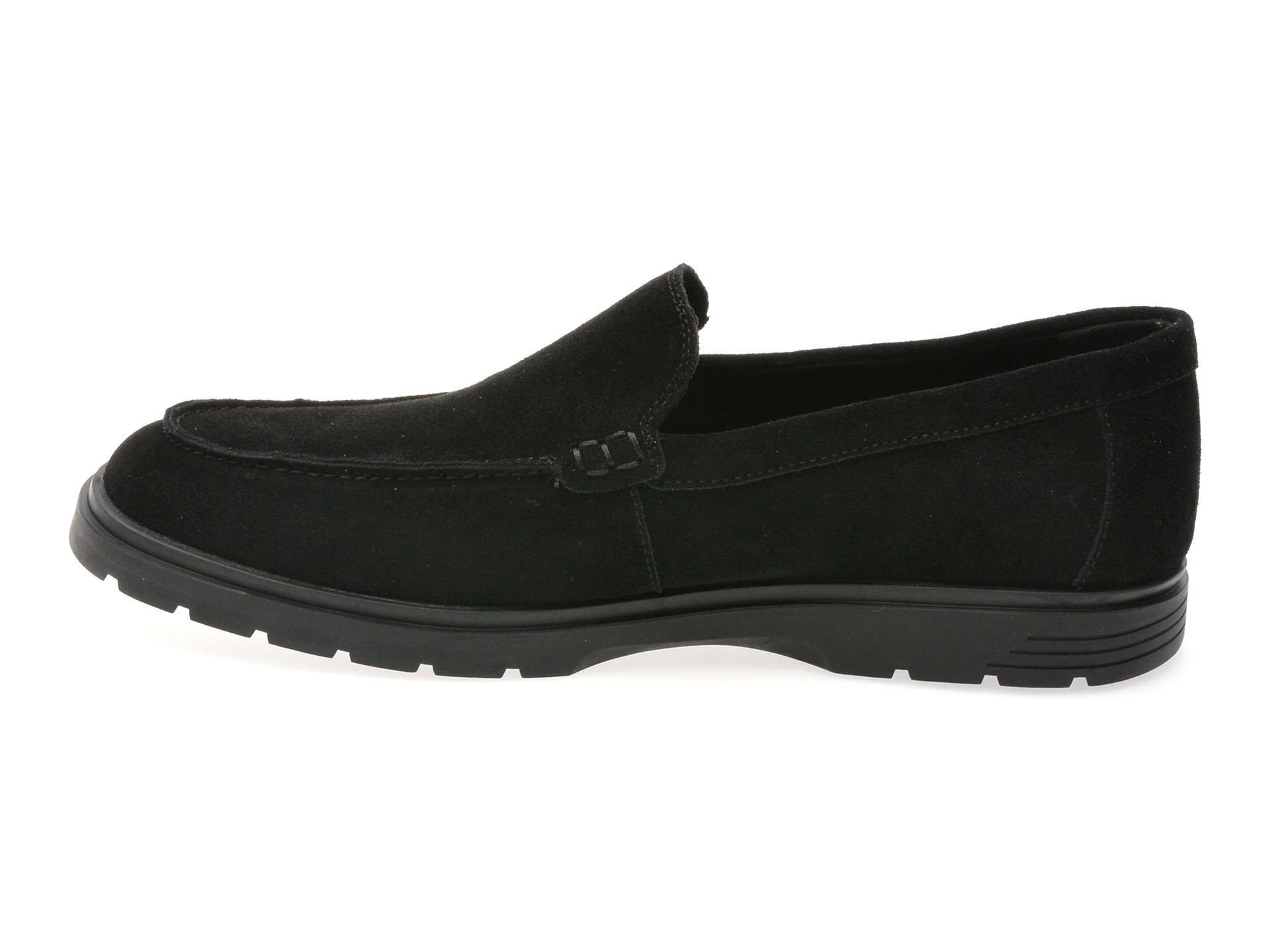 Mocasini eleganti ALDO negri, SEATIDE 008, din piele intoarsa