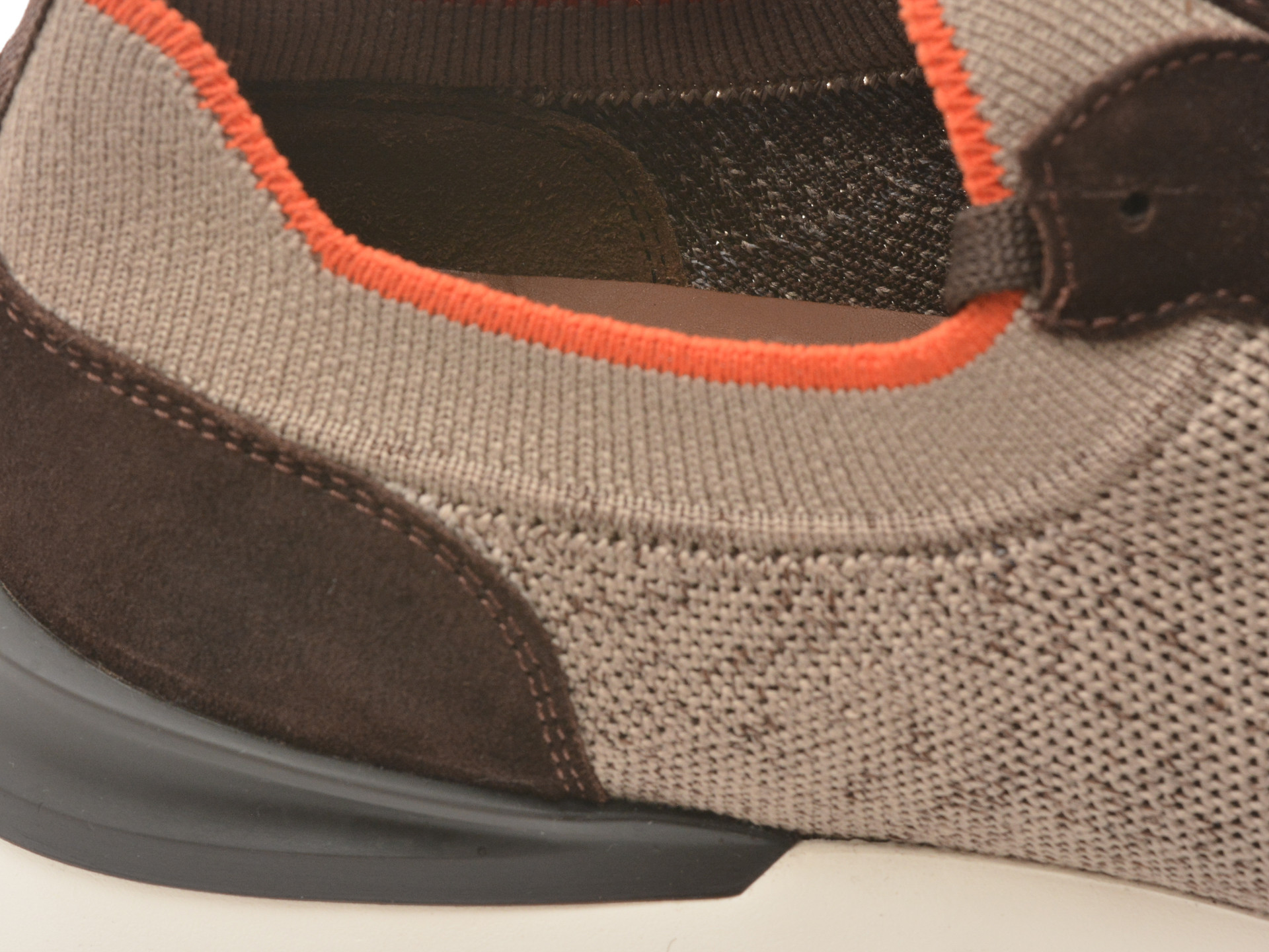 Pantofi sport LE COLONEL maro, 71334, din material textil