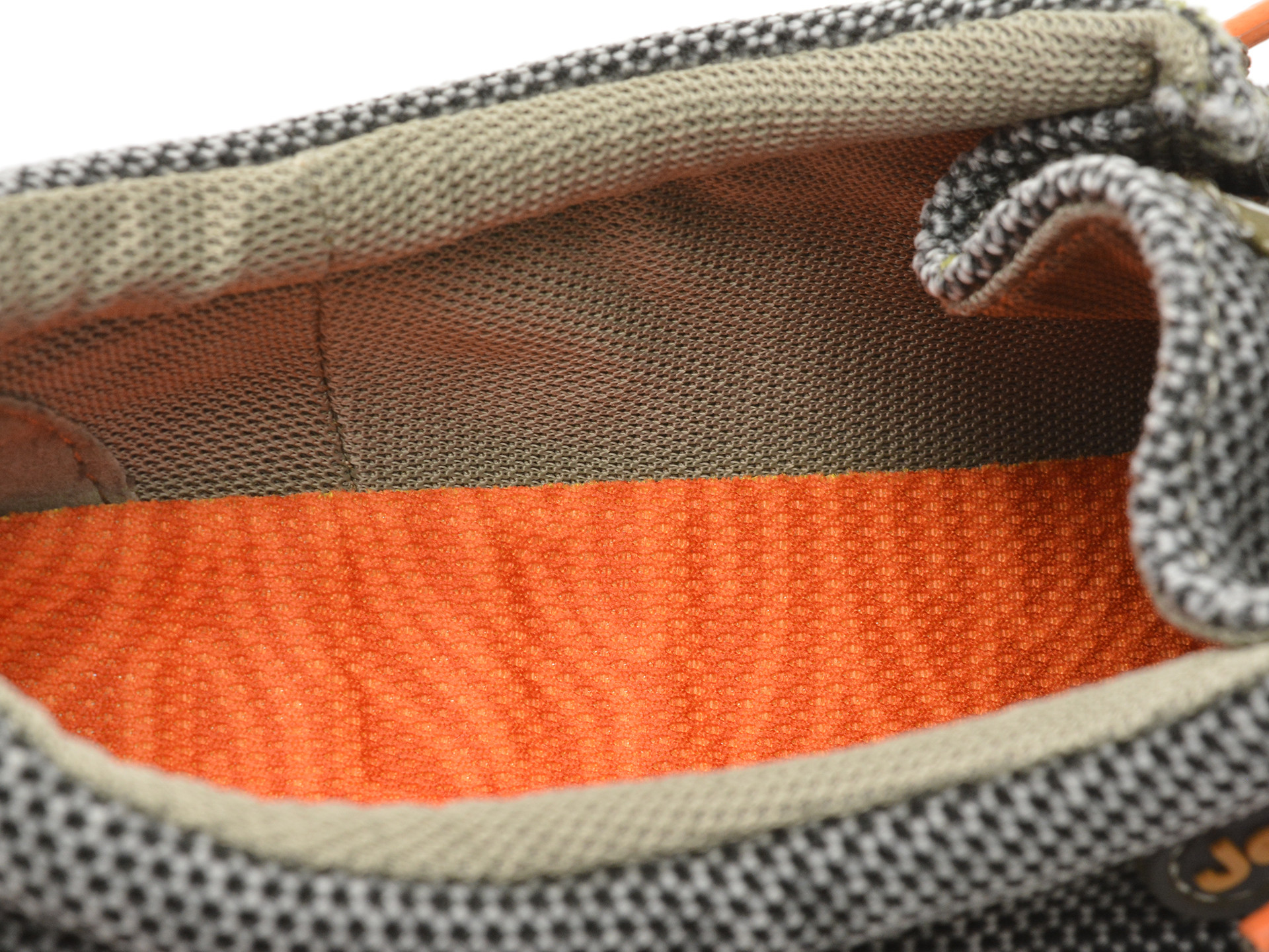 Mocasini JEEP gri, M51042A, din material textil