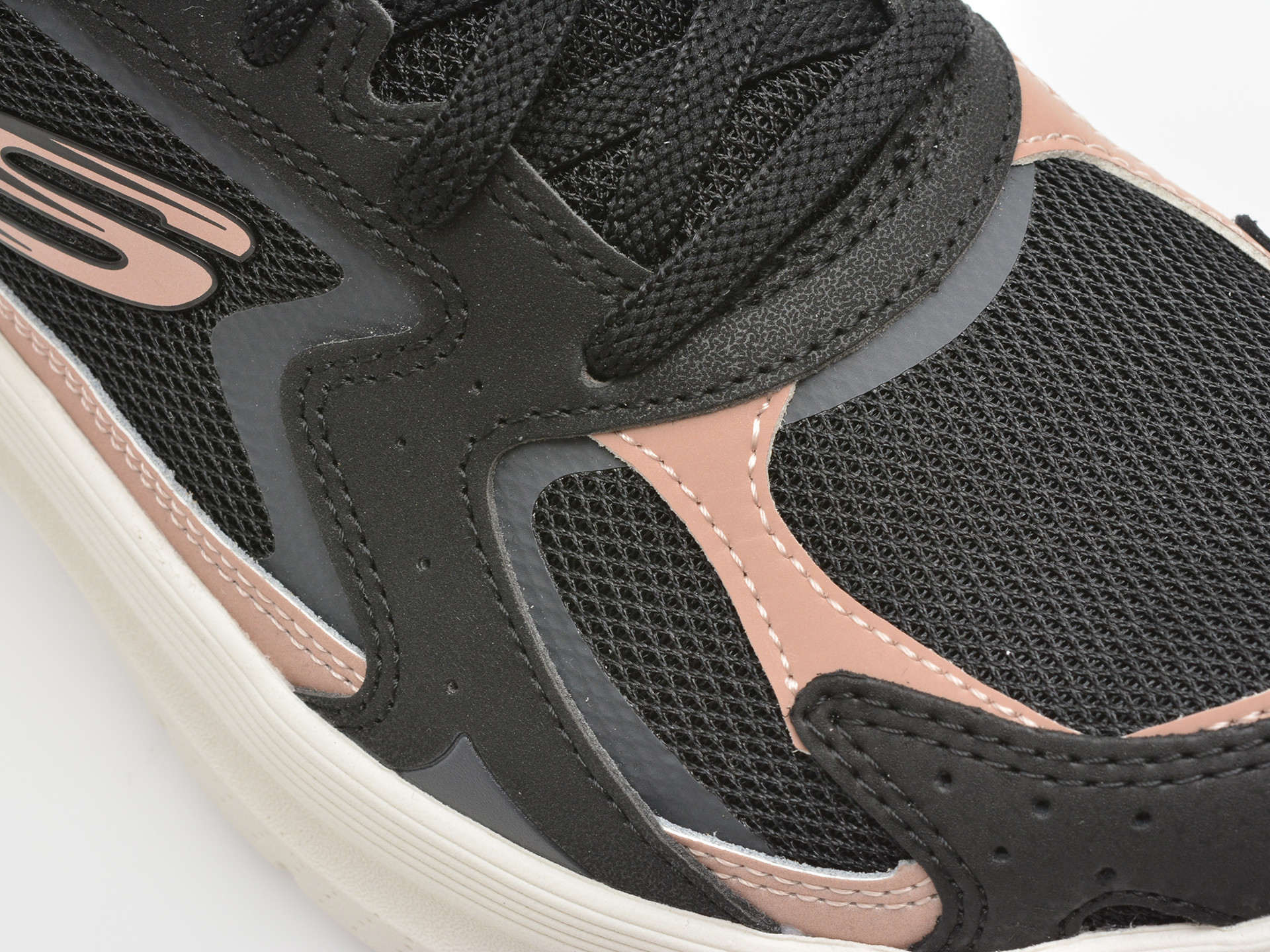 Pantofi sport SKECHERS negri, ARCH FIT 2.0, din material textil