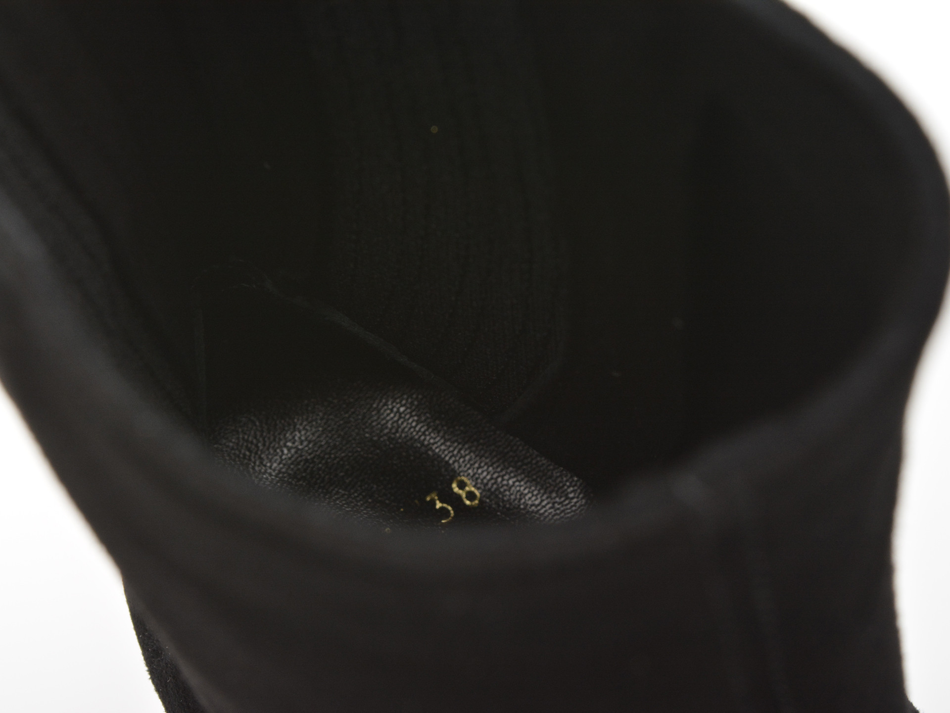 Ghete EPICA negre, 2771083, din piele intoarsa