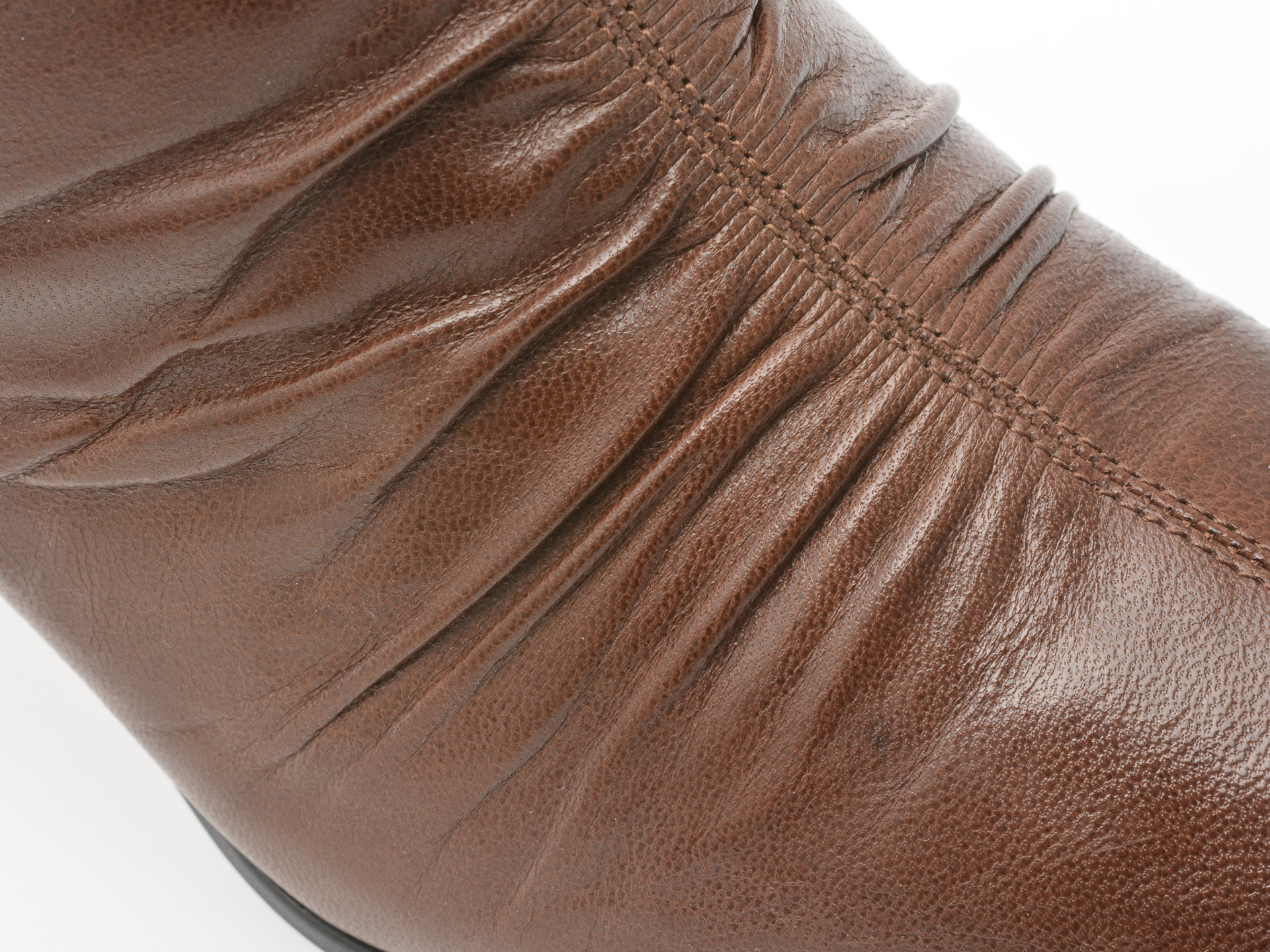 Botine EPICA maro, M77072, din piele naturala