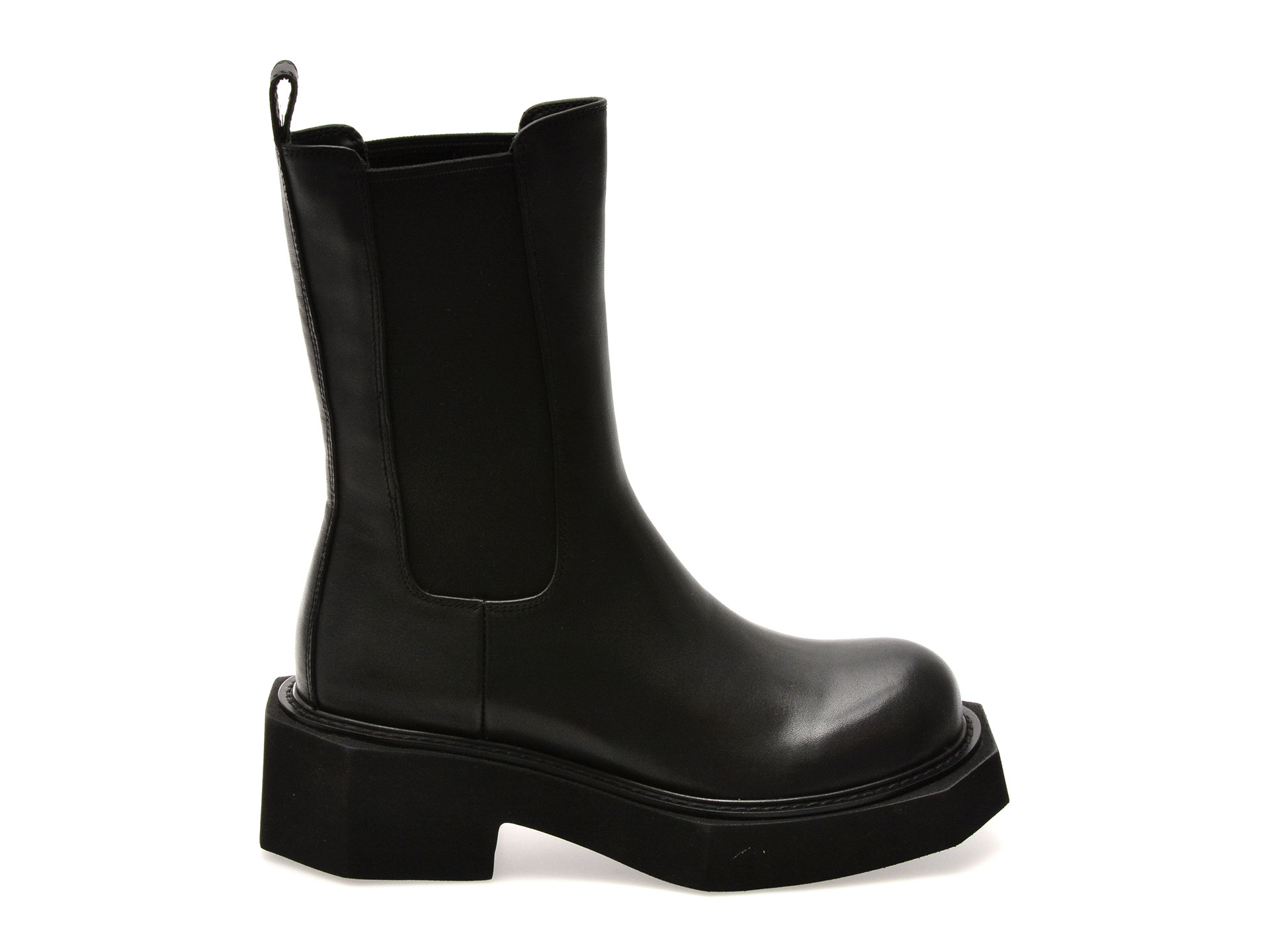 Ghete ALDO negre, B786, din piele naturala