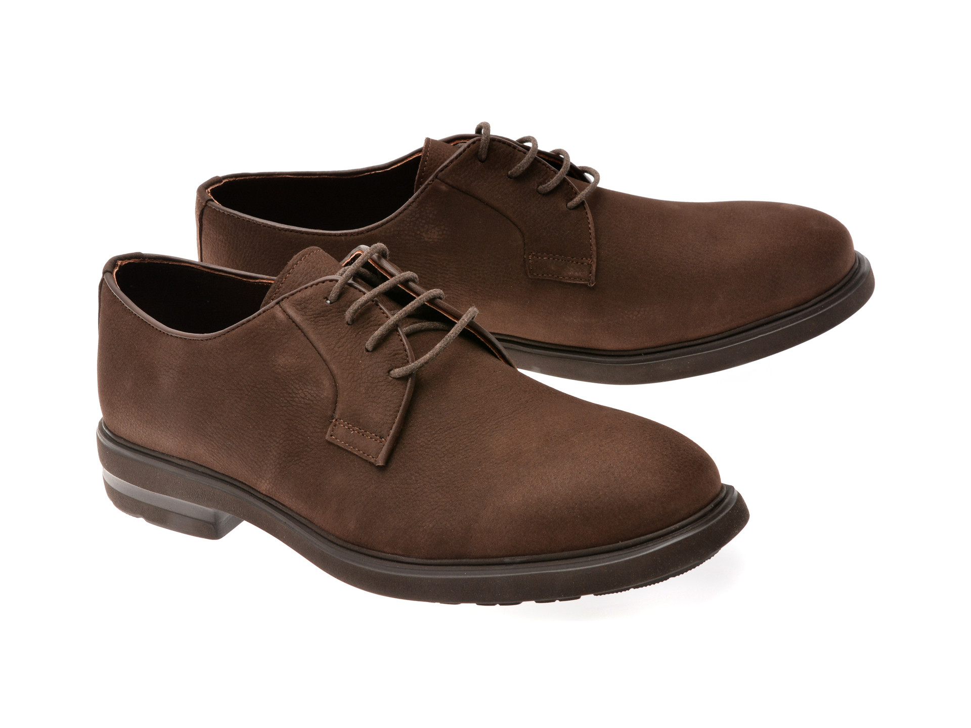 Pantofi eleganti OTTER maro, E180, din nabuc