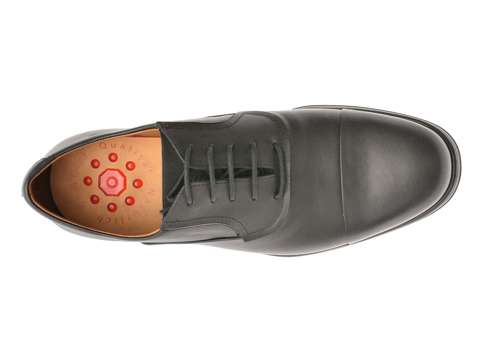 Pantofi eleganti OTTER negri, E301, din piele naturala