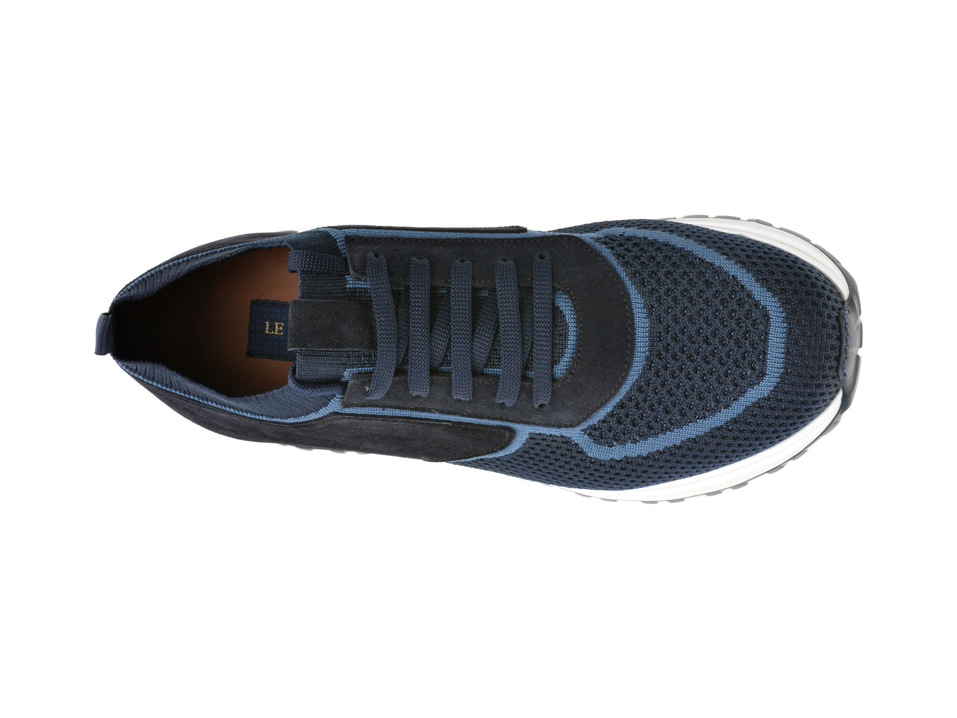 Pantofi sport LE COLONEL bleumarin, 71328, din material textil
