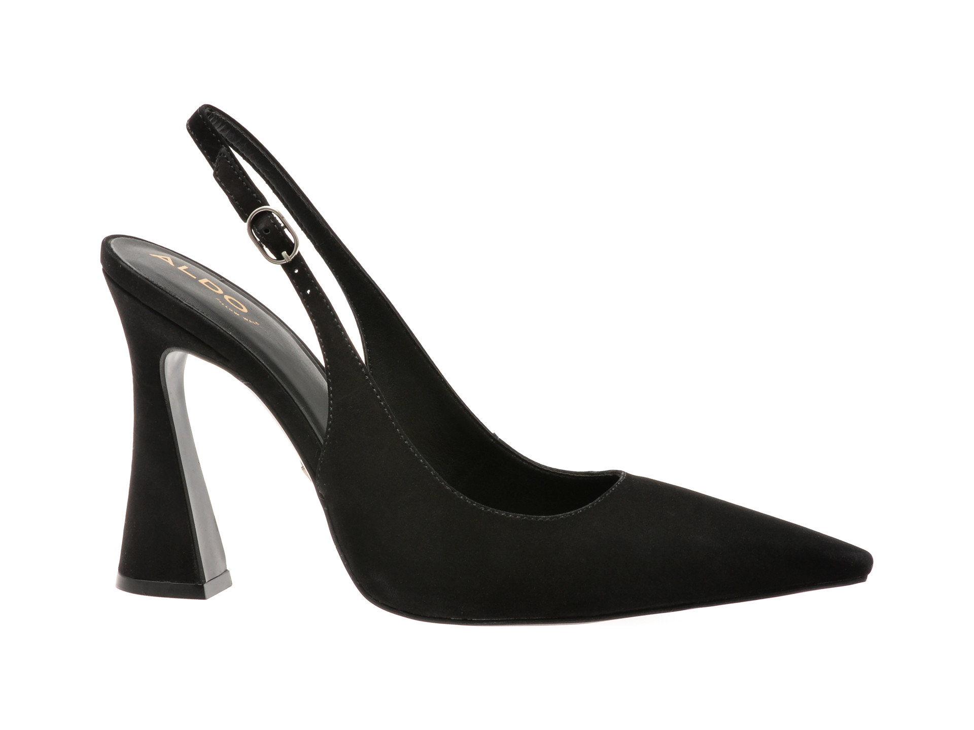 Pantofi eleganti ALDO negri, DAPHNEA 007, din piele intoarsa