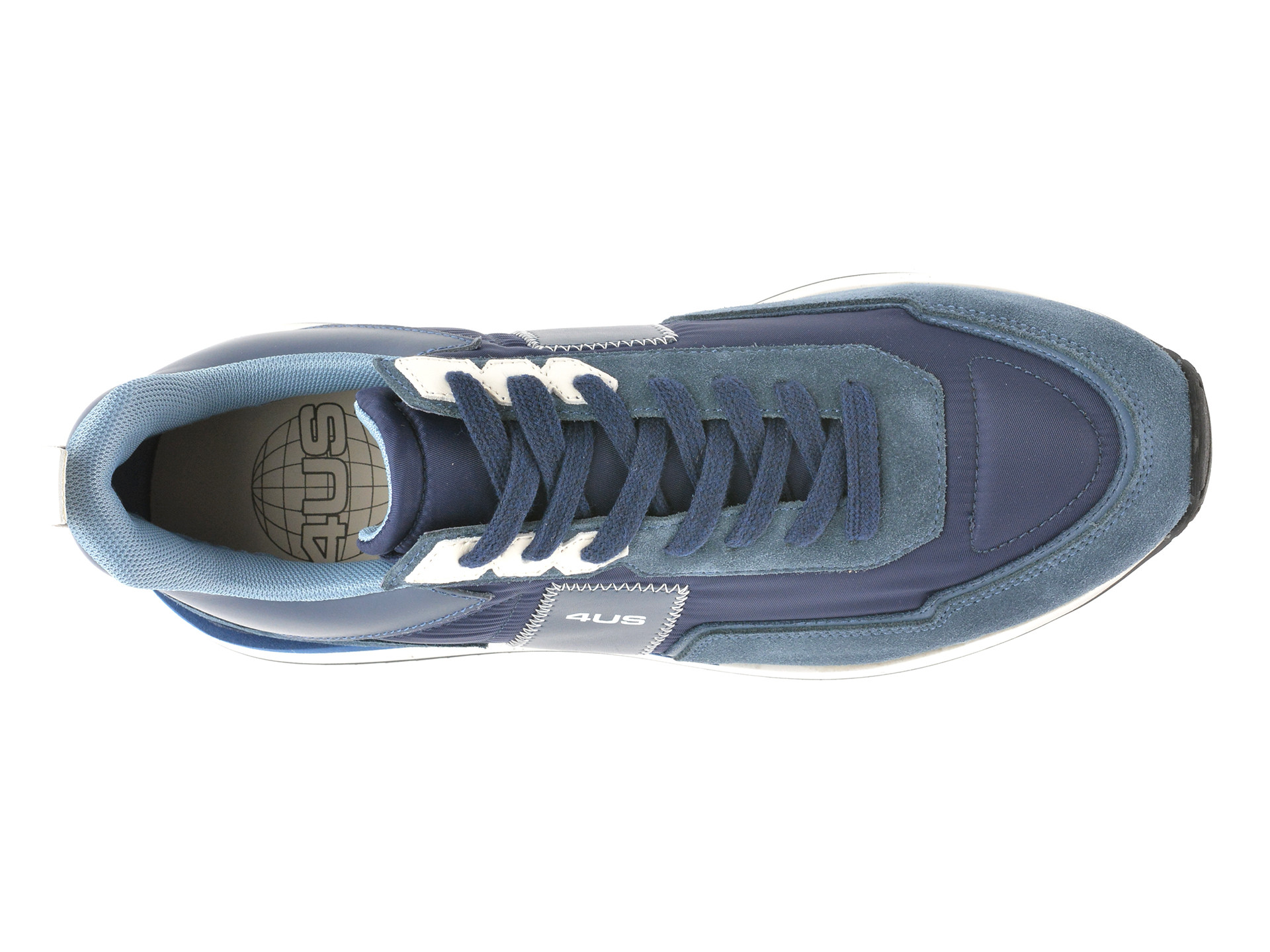 Pantofi sport 4US bleumarin, SEAN 400, din material textil
