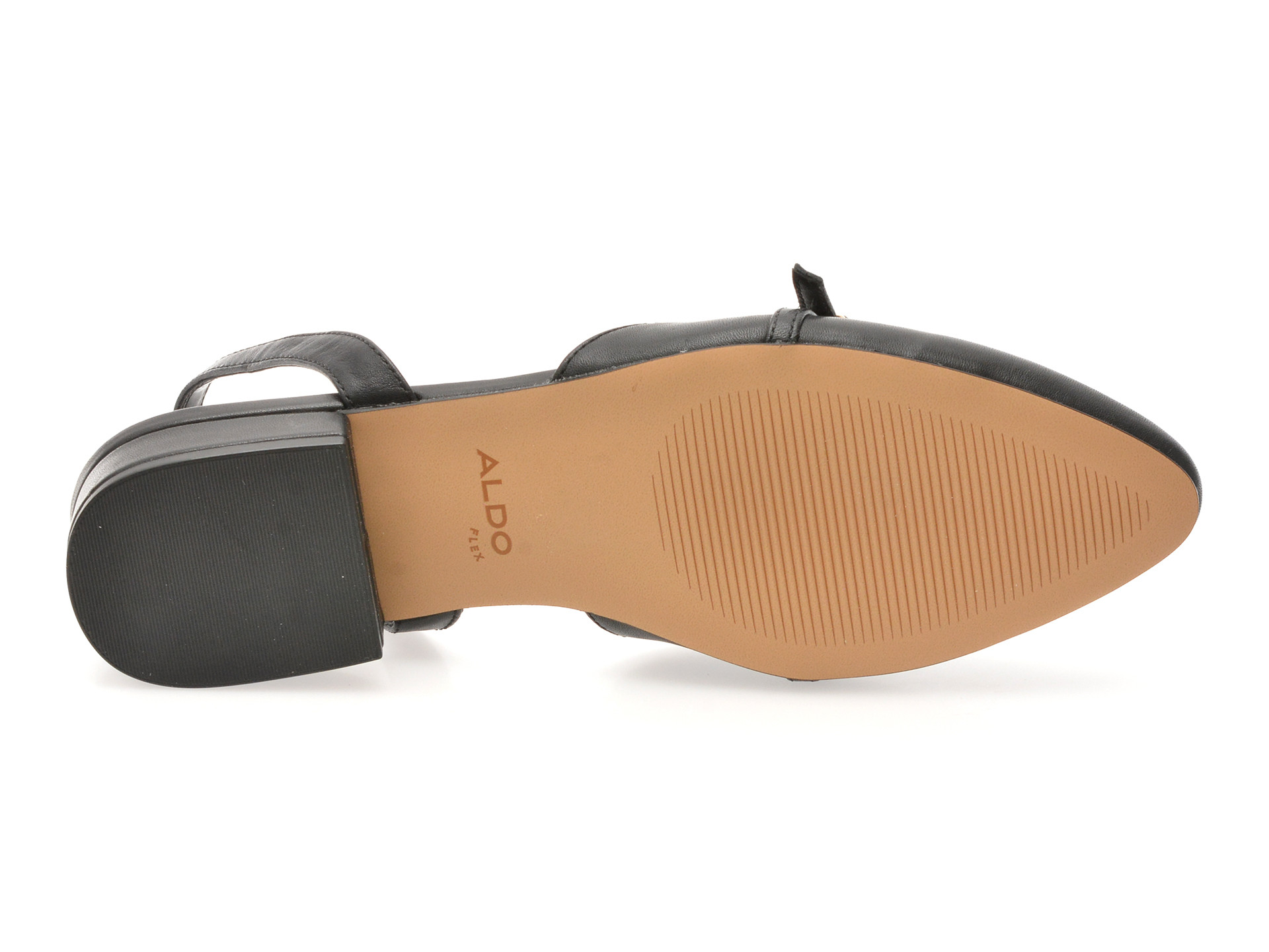 Pantofi ALDO negri, FLINTSTONE 001, din piele naturala