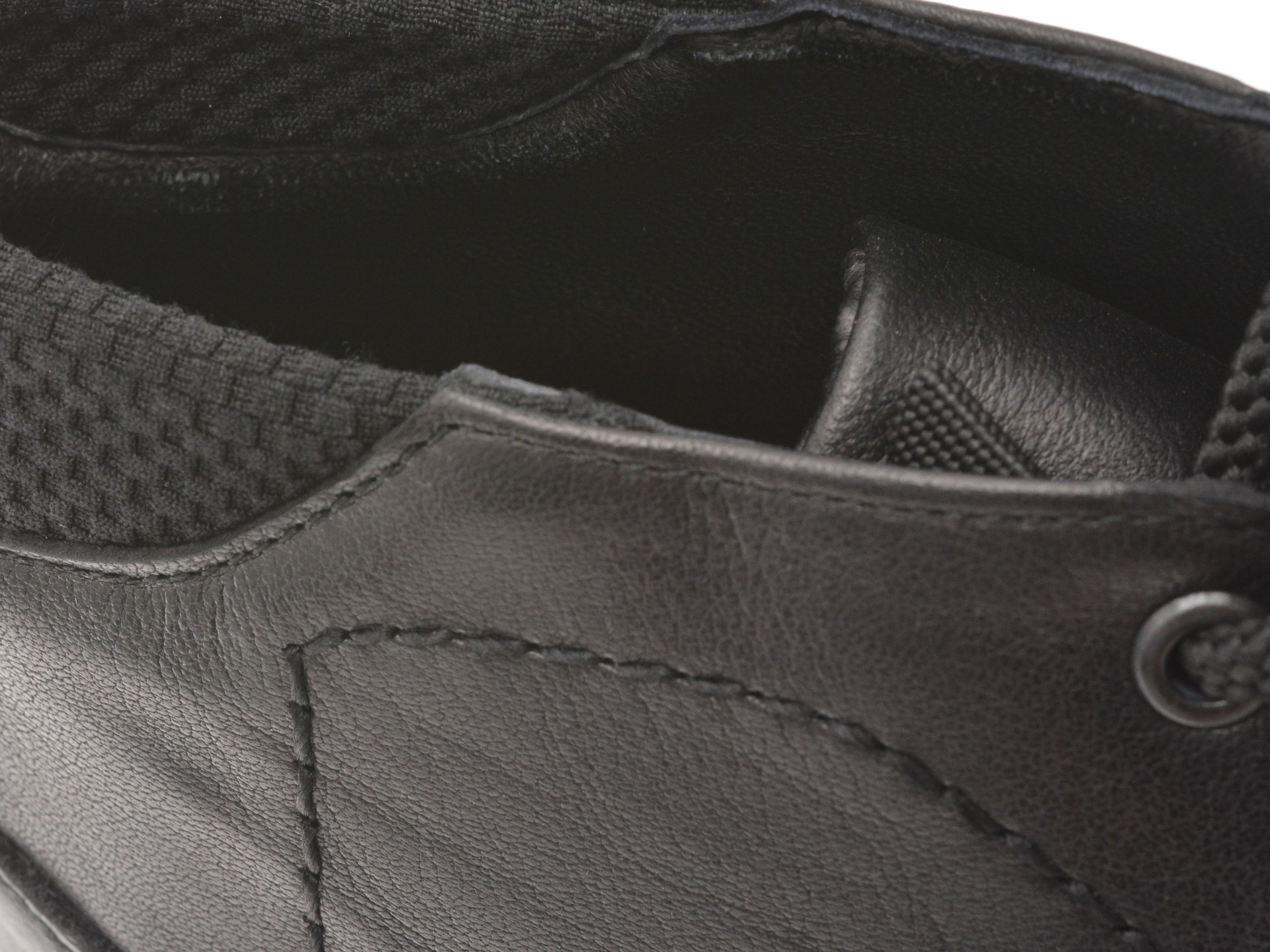 Ghete OTTER negre, 7346, din piele naturala