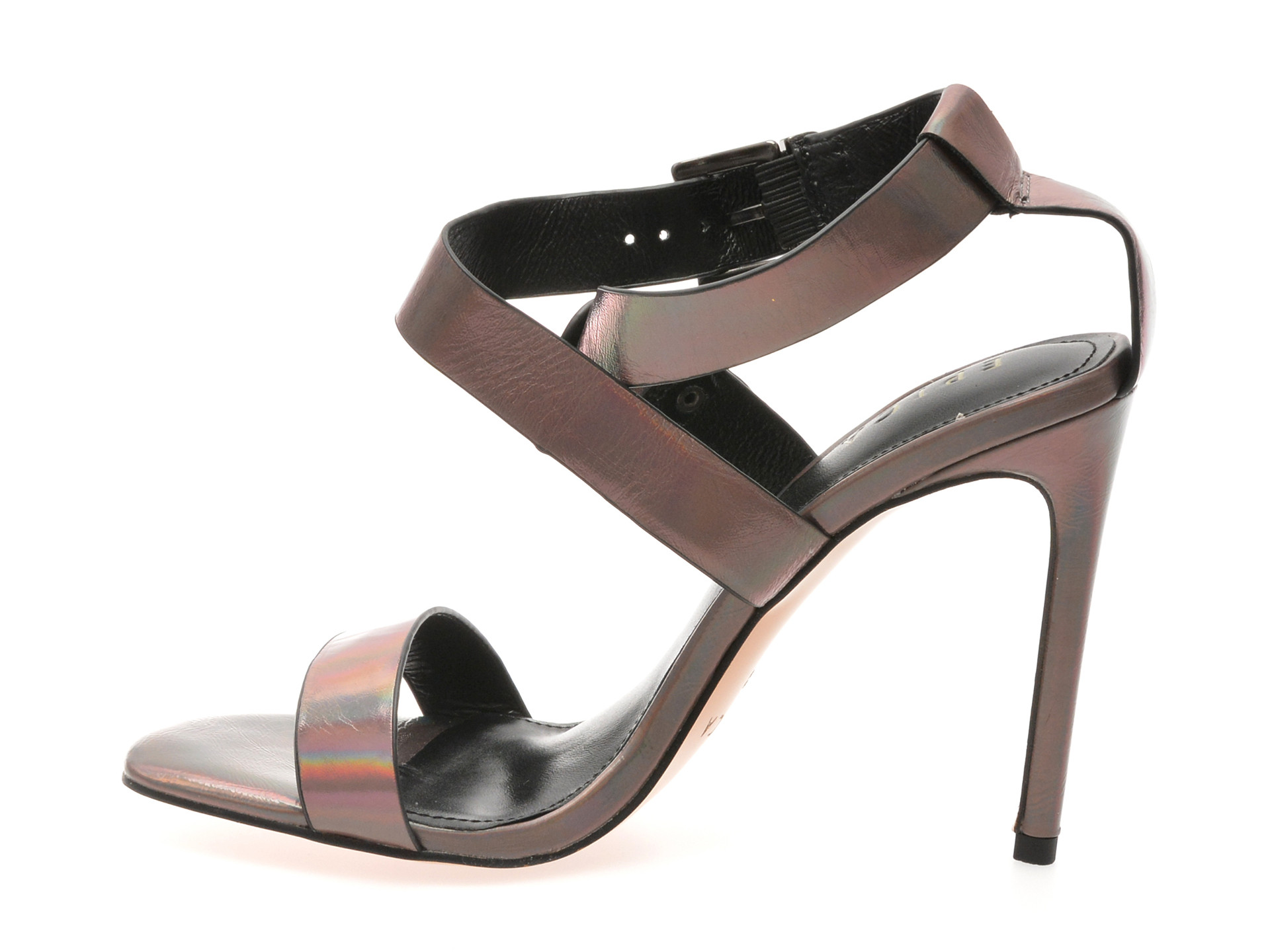 Sandale elegante EPICA gri, 3L115M, din piele naturala