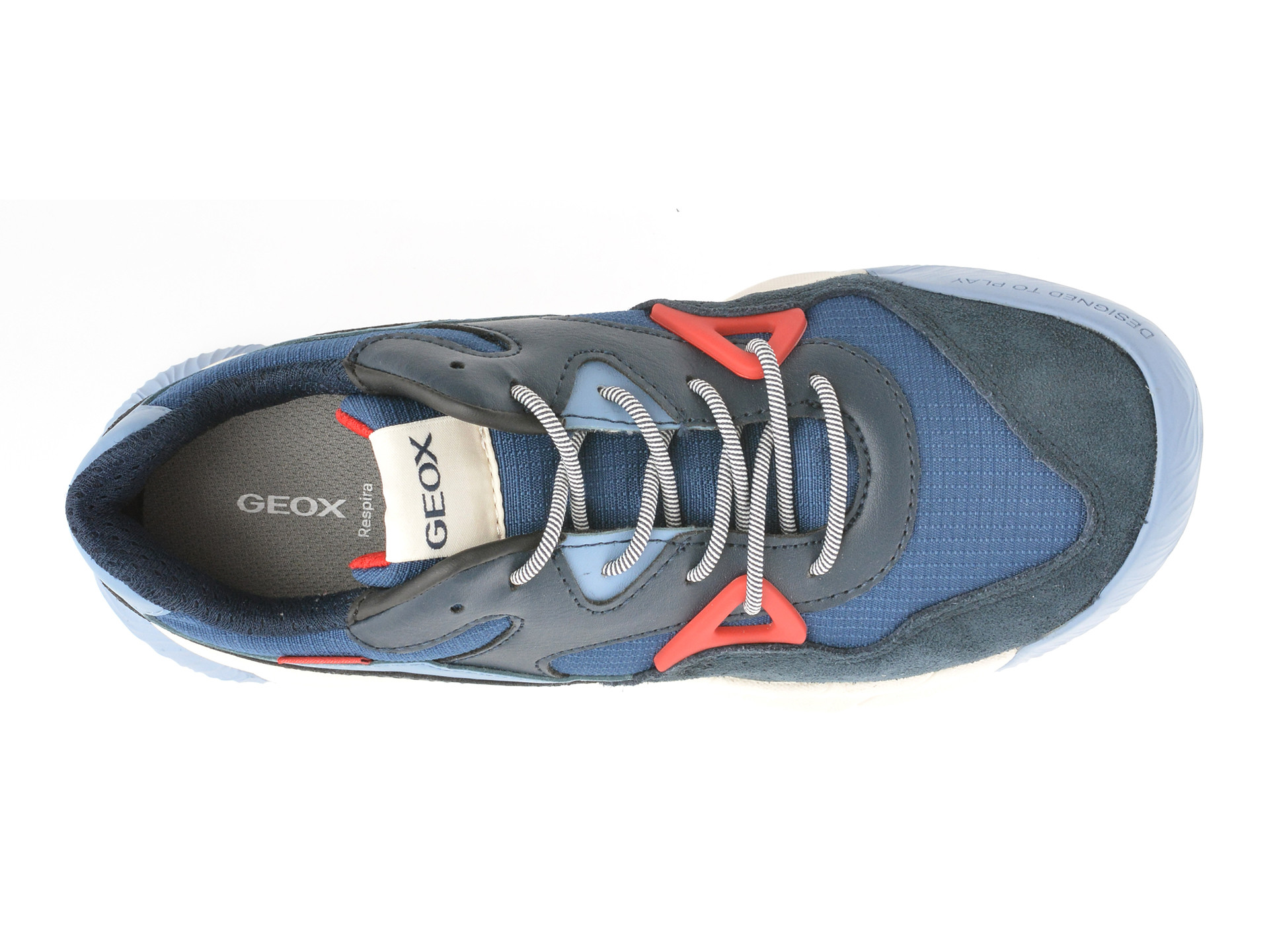 Pantofi sport GEOX albastri, J56NMA, din material textil