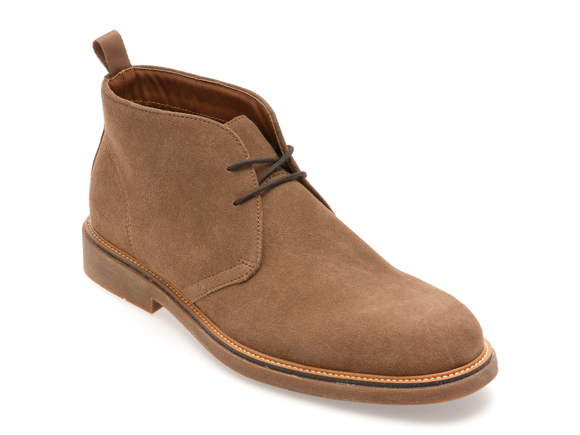 Ghete ALDO maro, JEFREY 204, din piele intoarsa