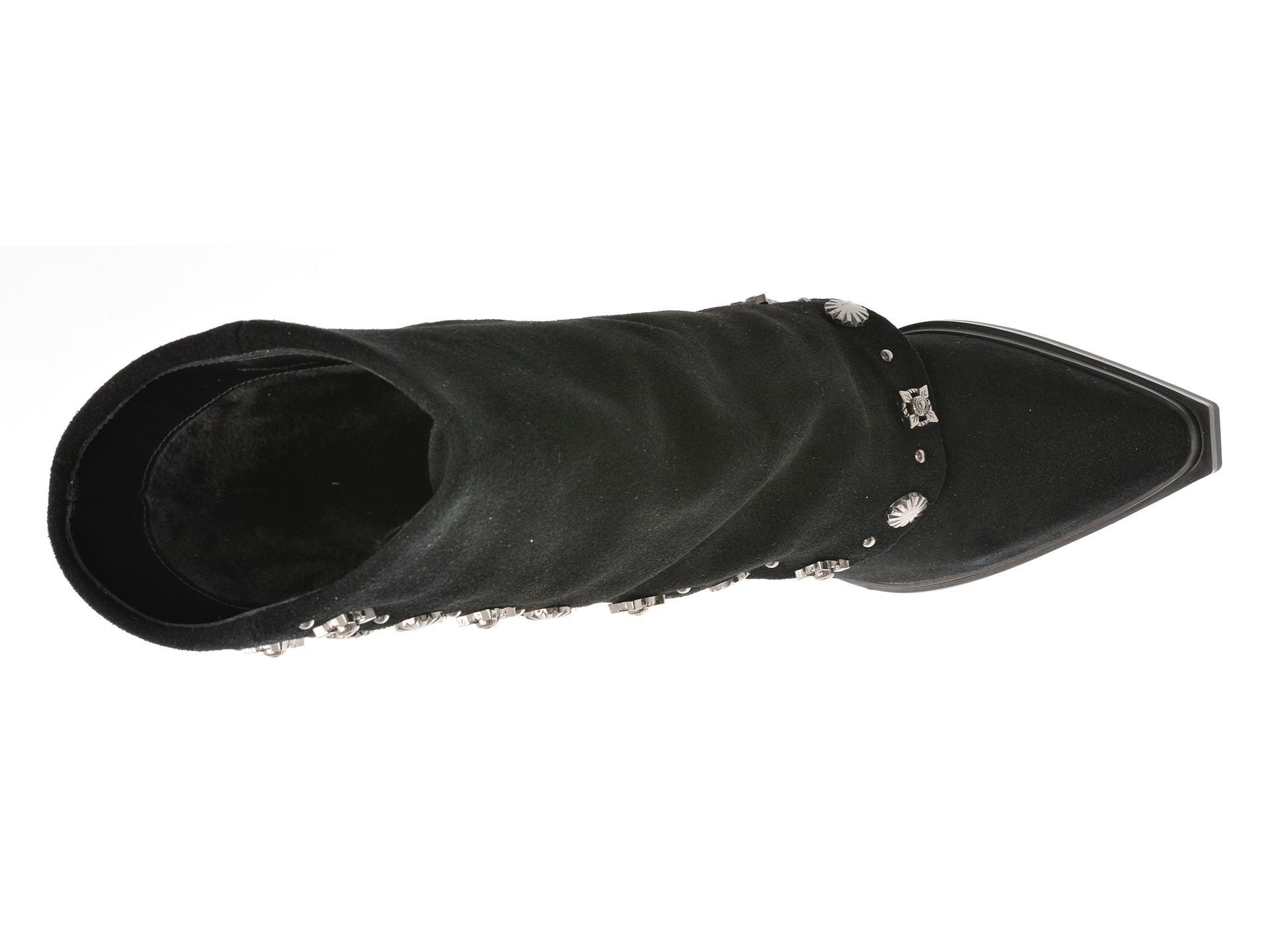 Ciocate elegante ALDO negre, 5R63B, din piele intoarsa