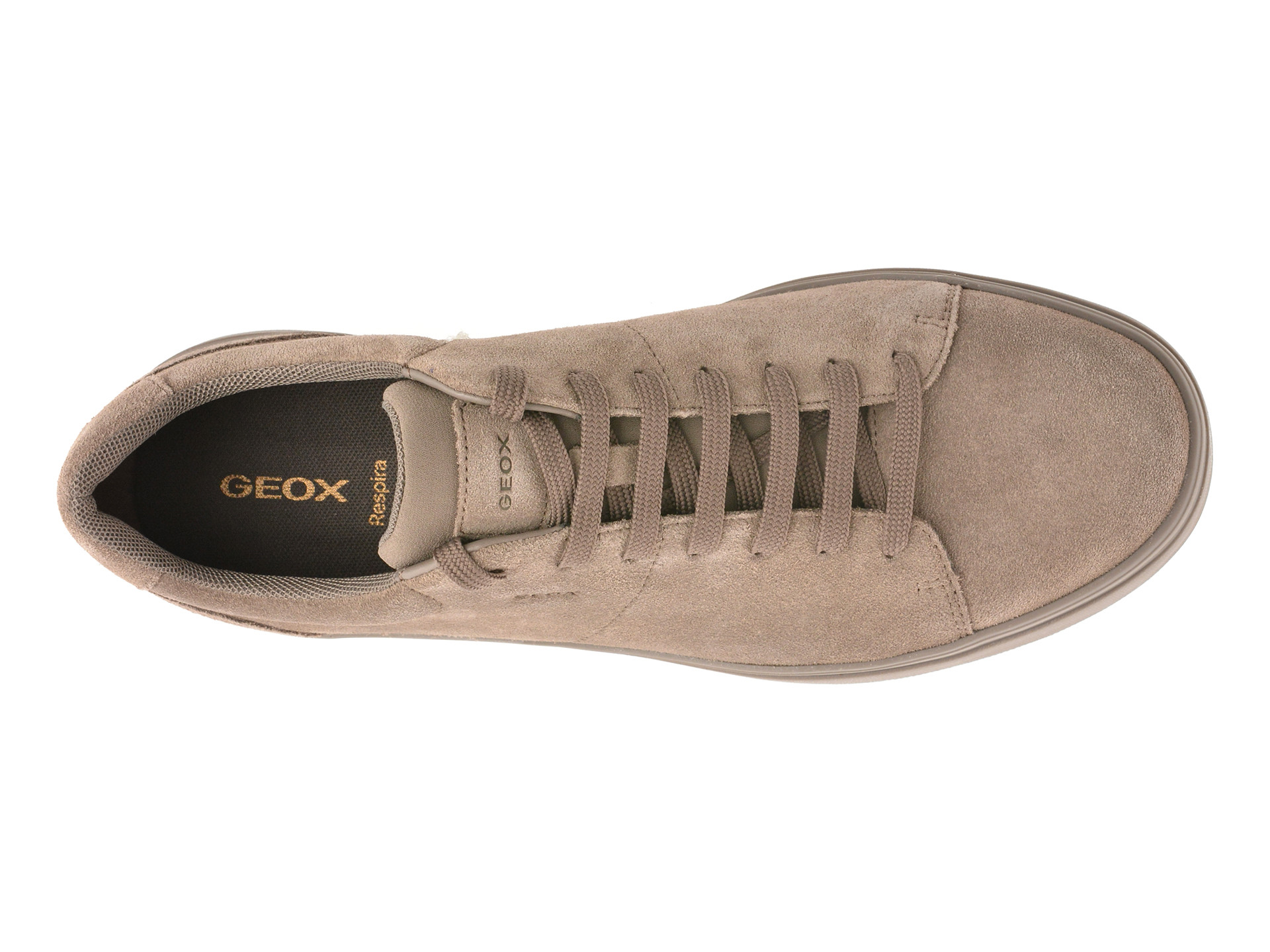 Pantofi sport GEOX gri, U55LDA, din piele intoarsa