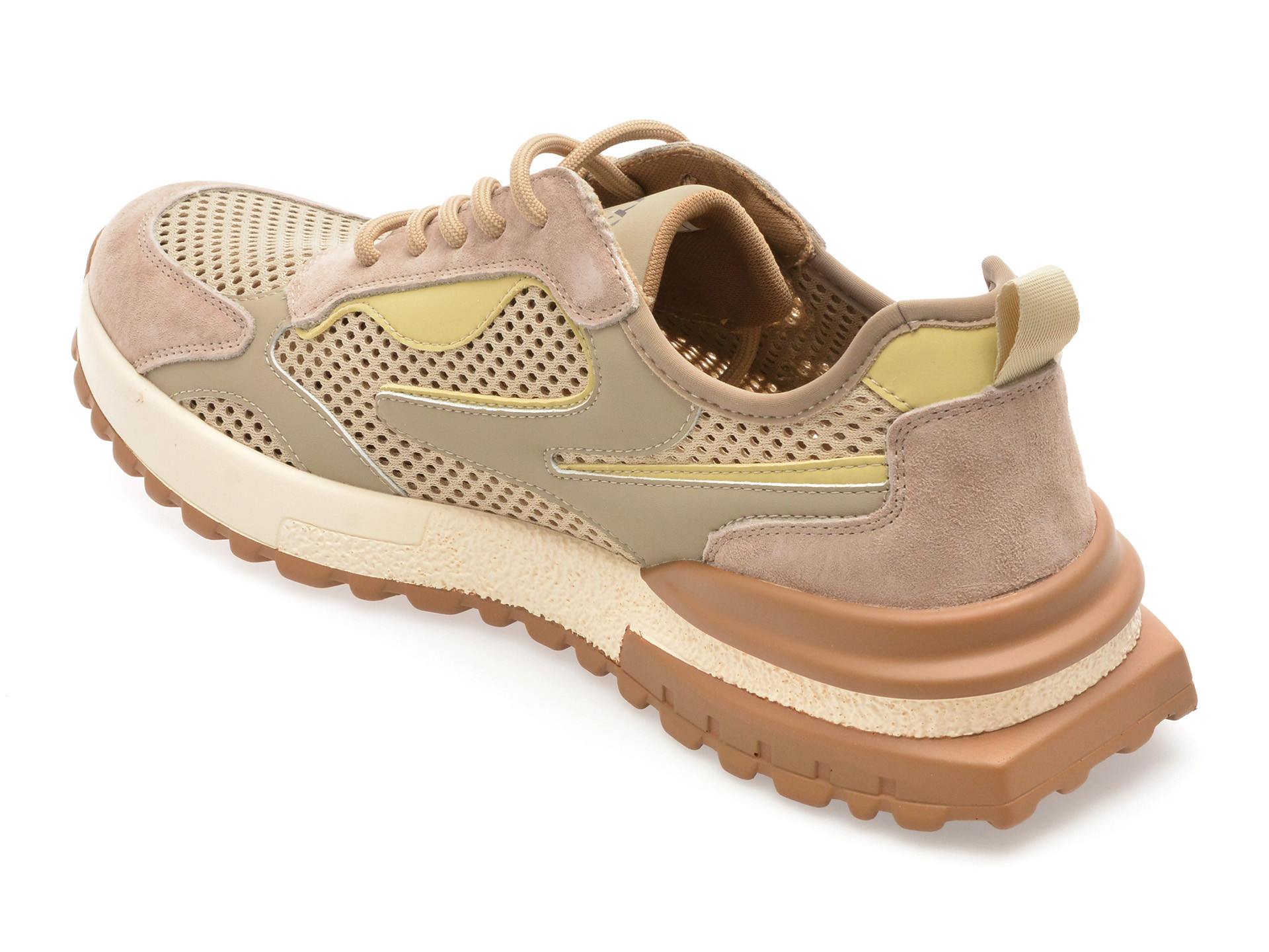 Pantofi sport GRYXX bej, 95386, din material textil