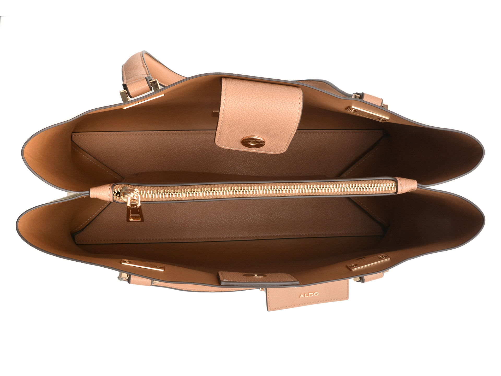 Geanta ALDO alba, KORER 270, din piele ecologica