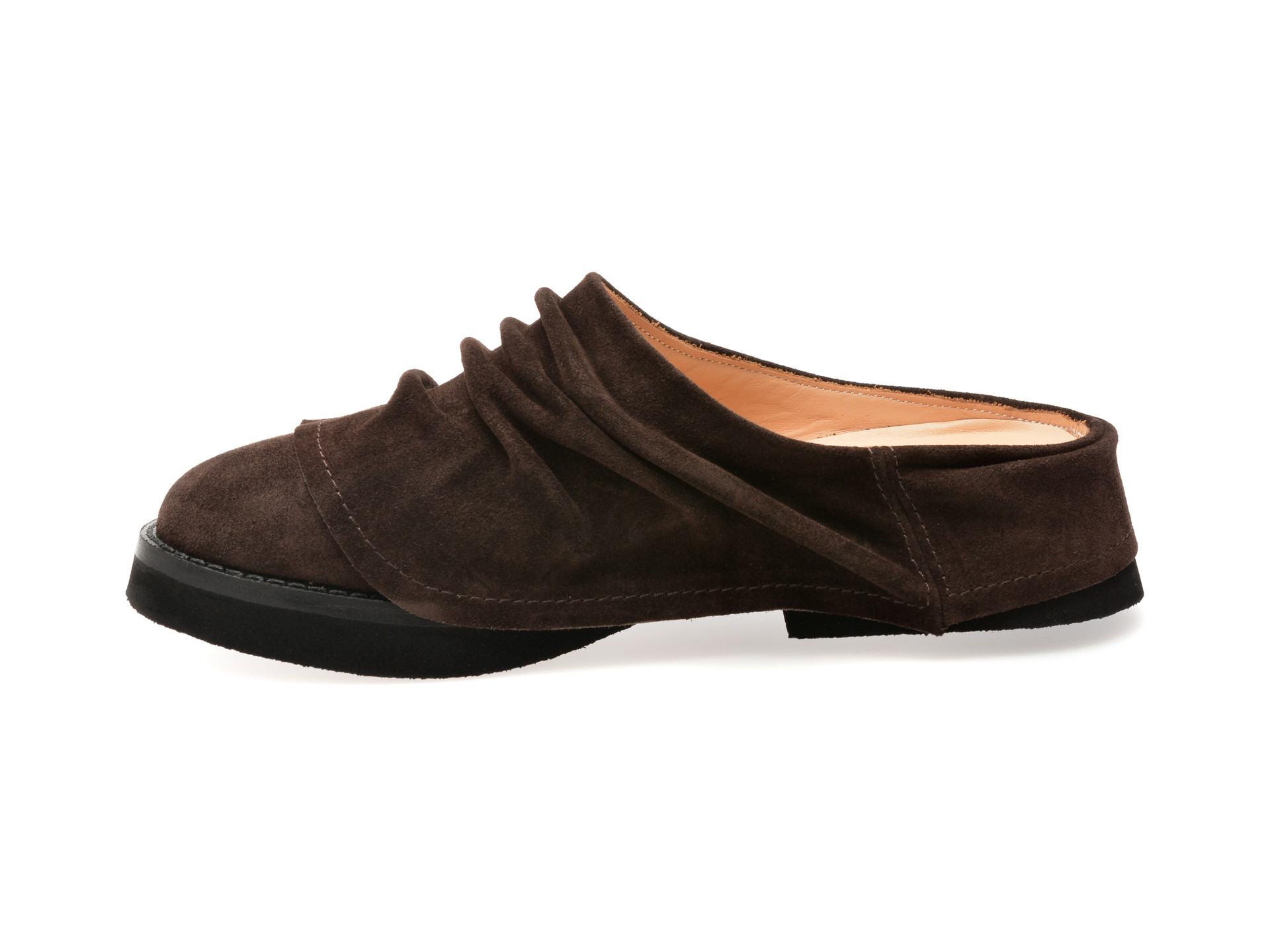 Papuci EPICA maro, 3154293, din piele intoarsa