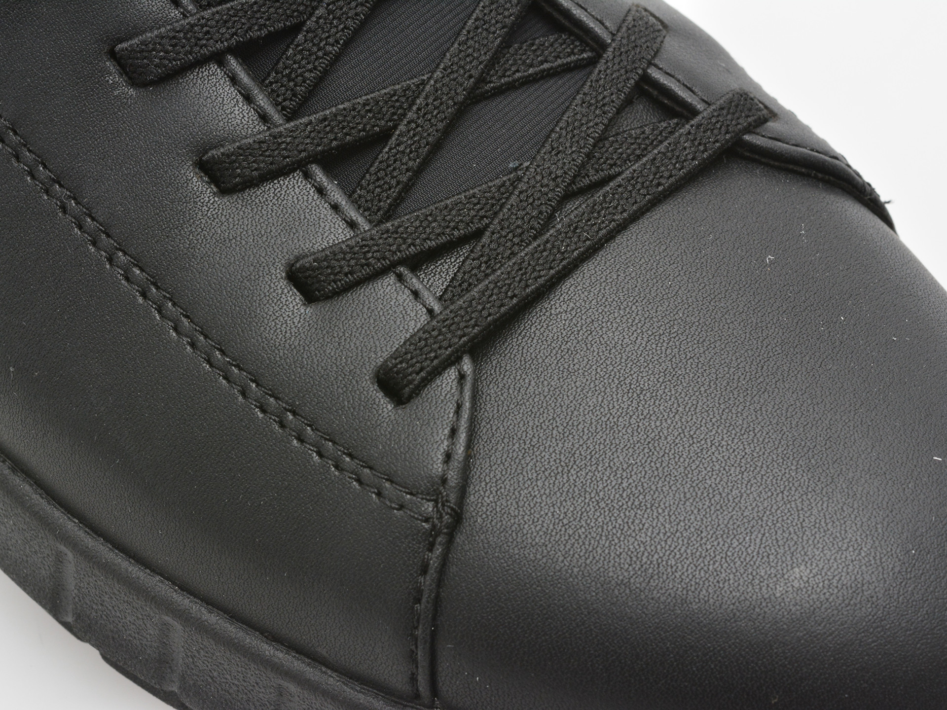 Pantofi sport GEOX negri, U56MAA, din piele ecologica