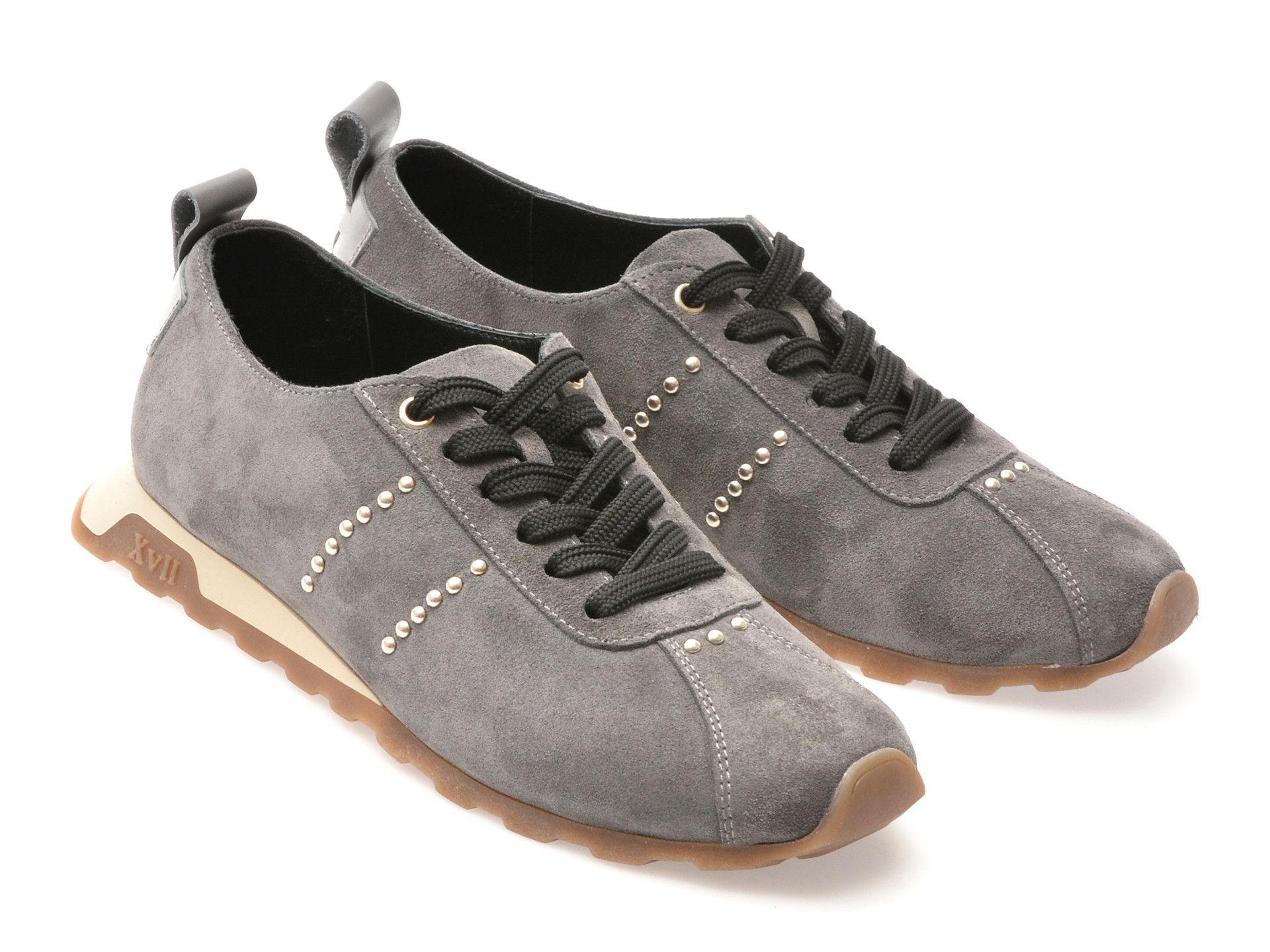 Pantofi sport EPICA gri, 5731272, din piele intoarsa