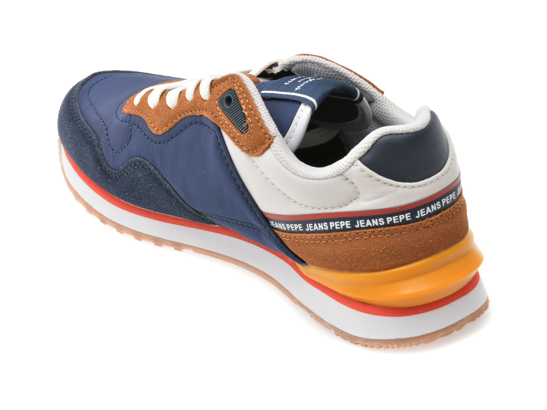 Pantofi sport PEPE JEANS bleumarin, LONDON JUMP, din material textil