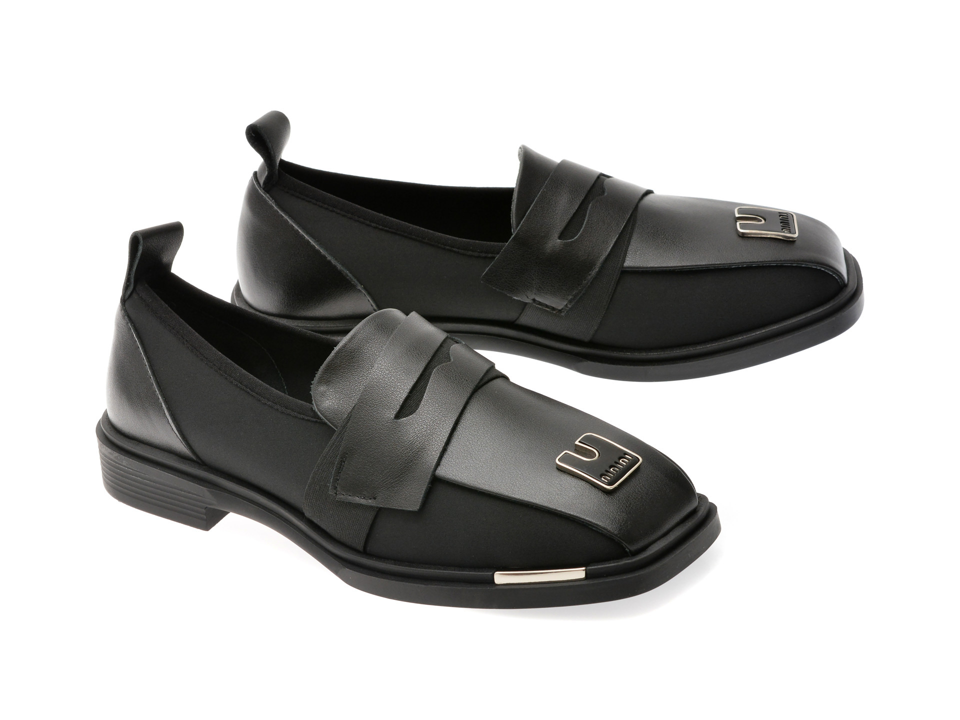 Pantofi IMAGE negri, 3941042, din material textil