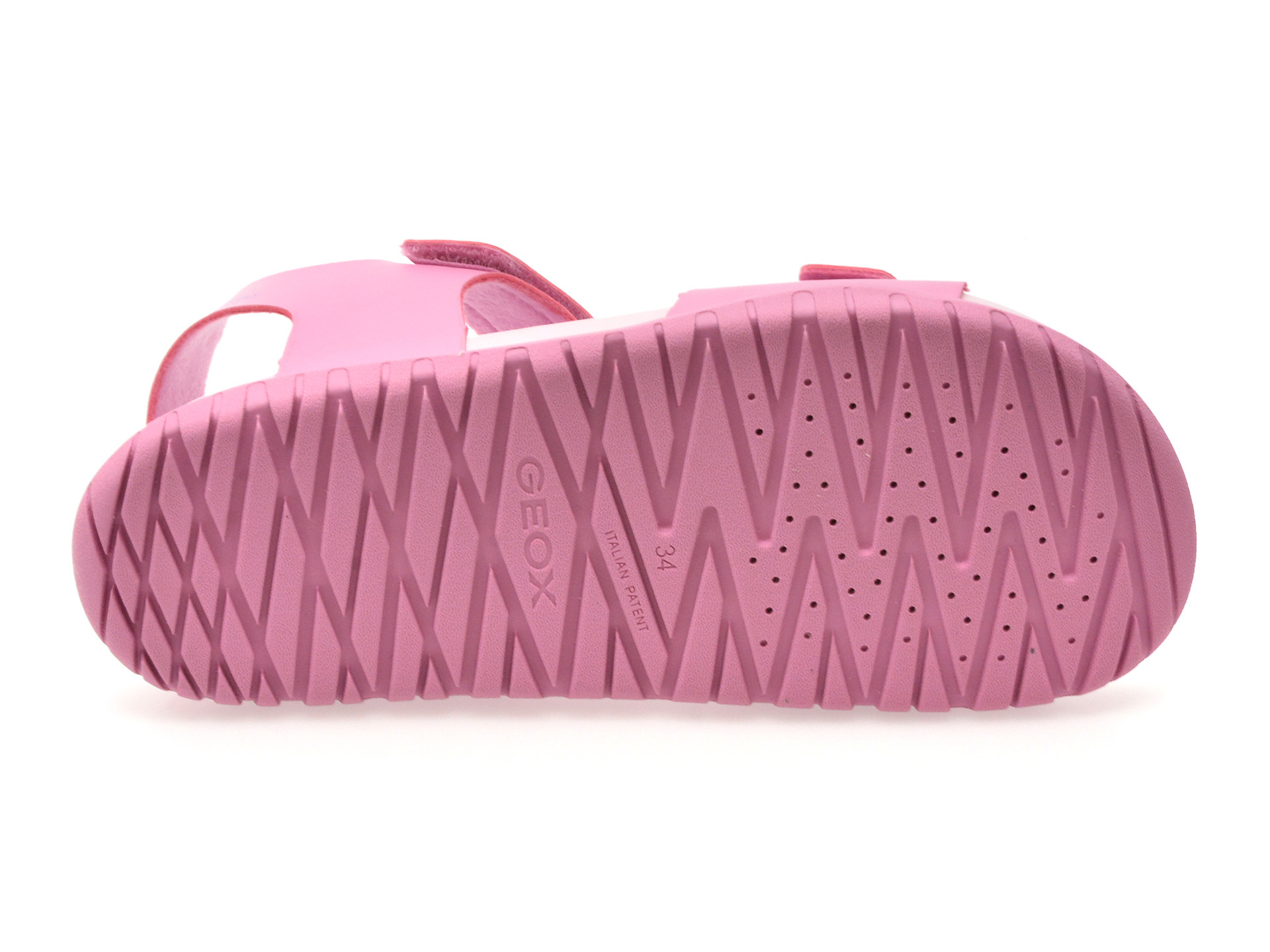 Sandale GEOX roz, J35HQA, din piele ecologica