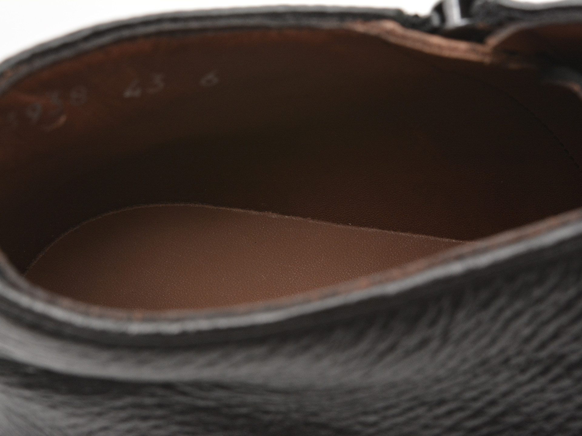 Ghete elegante LE COLONEL negre, 63938, din piele naturala