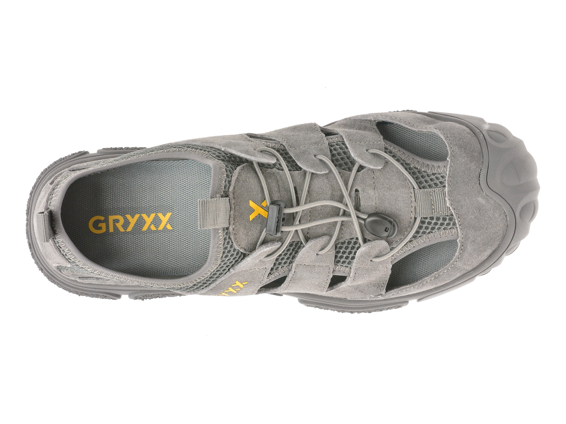 Pantofi GRYXX gri, 240126, din material textil