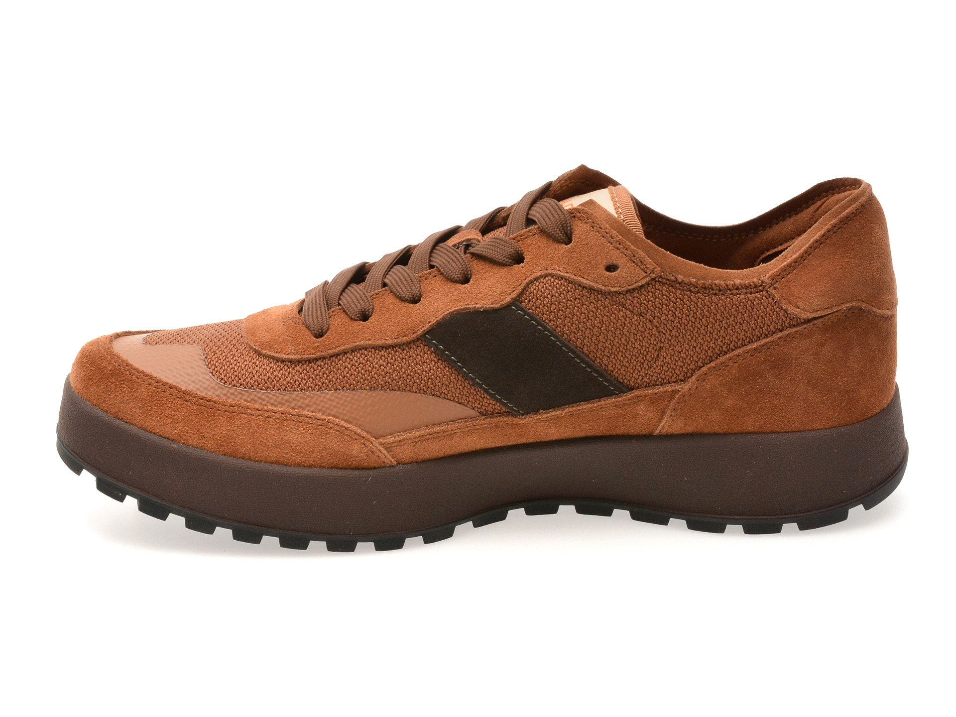 Pantofi sport ALDO maro, JULIUS 900, din material textil si piele naturala