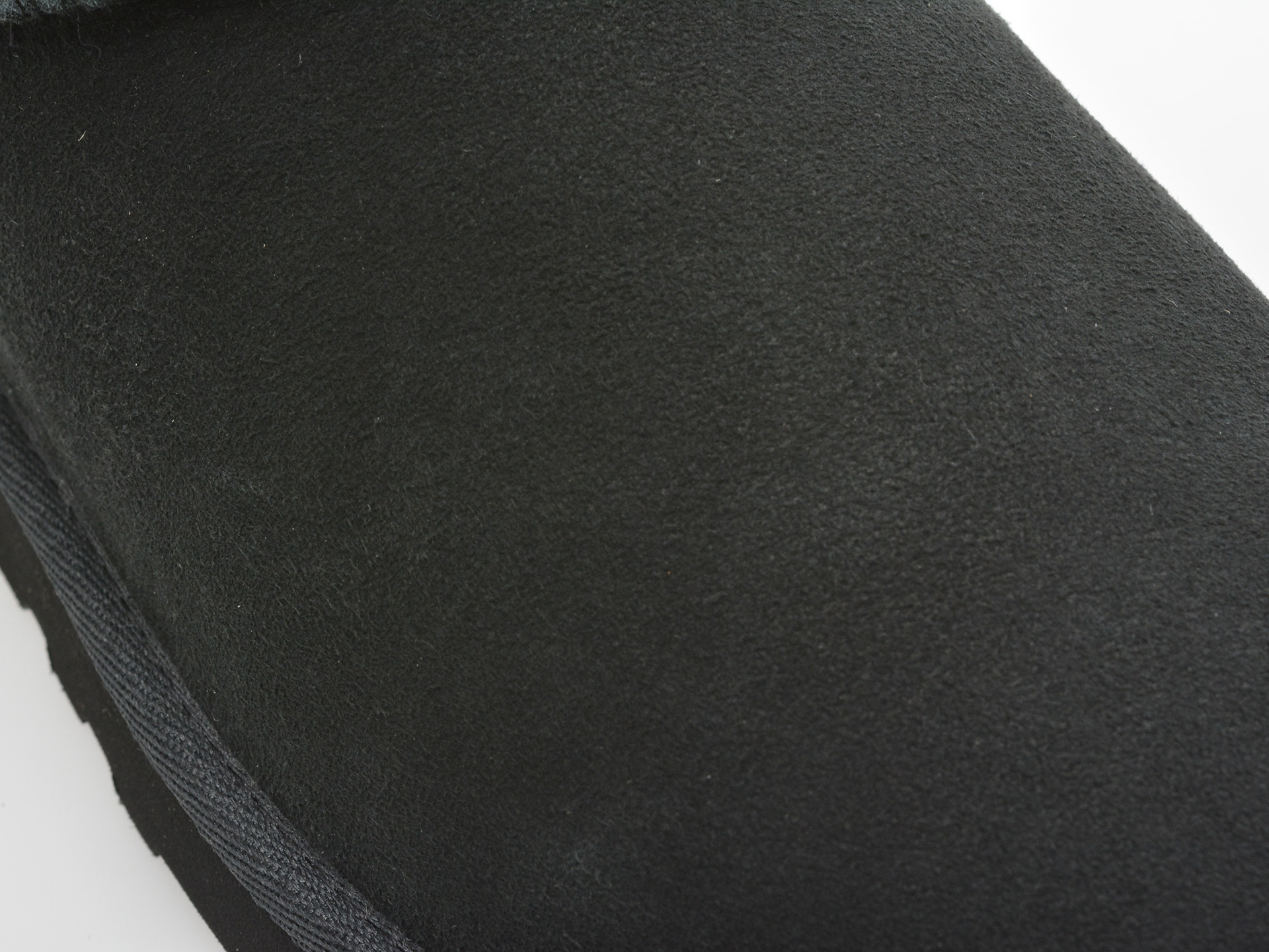 Ghete UGG negre, CLASSIC ULTRA MINI, din piele intoarsa