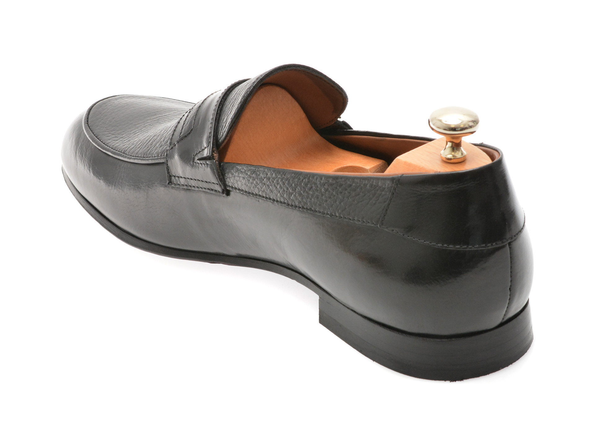 Mocasini eleganti LE COLONEL negri, 45860, din piele naturala