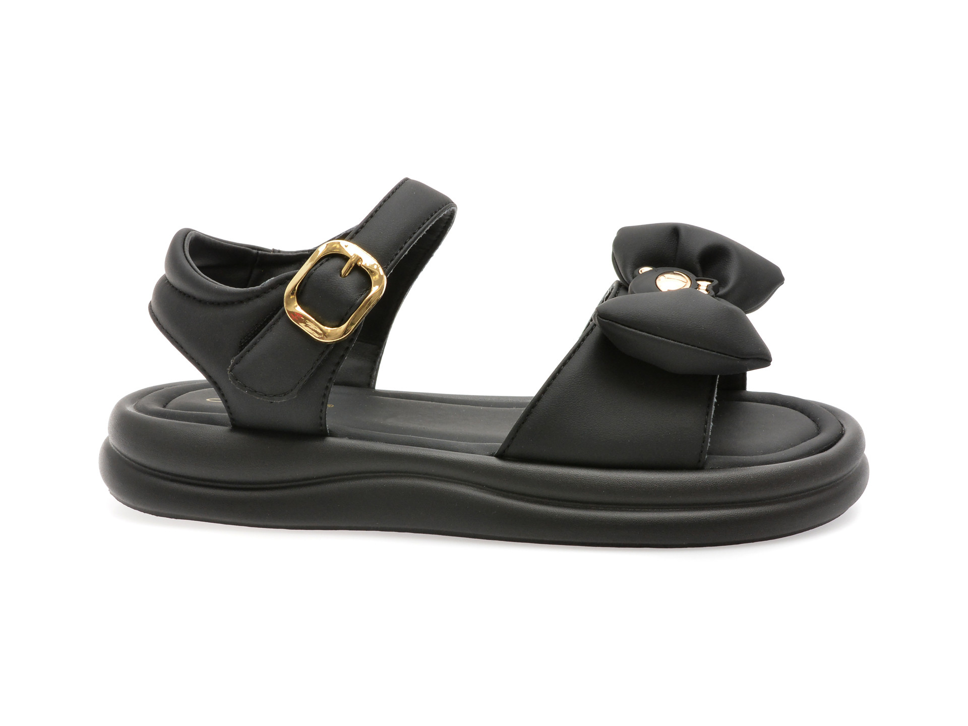 Sandale SELECTION KIDS negre, 25808, din piele ecologica