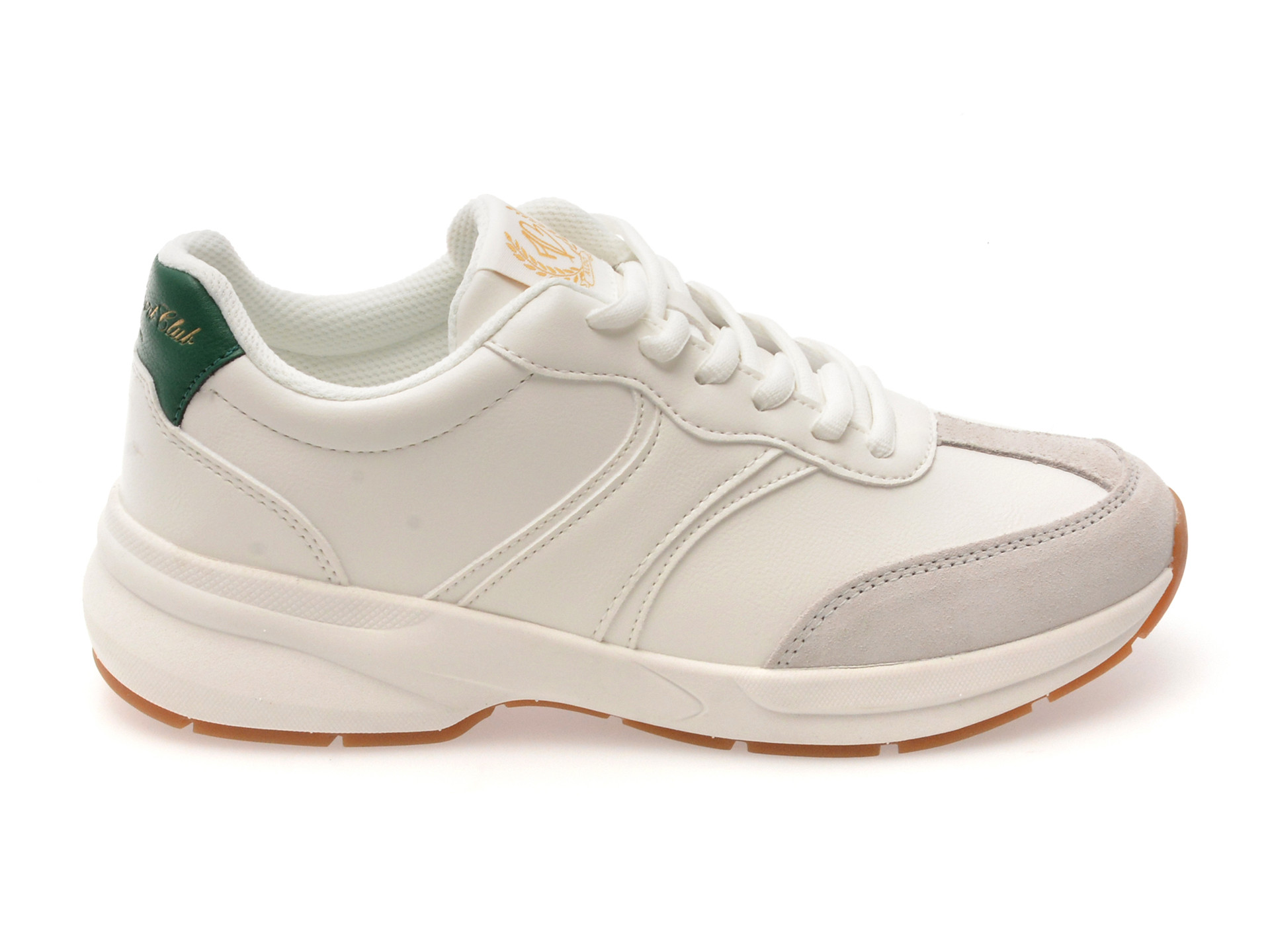 Pantofi sport ALDO albi, CLUBCHIC 138, din piele ecologica