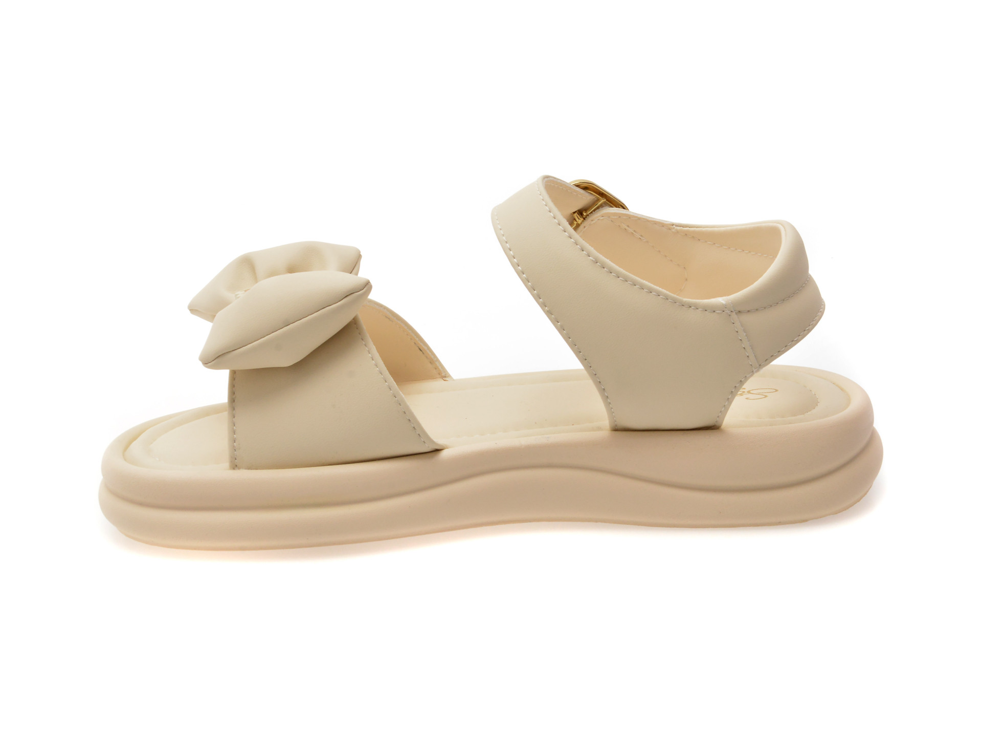 Sandale SELECTION KIDS albe, 25808, din piele ecologica