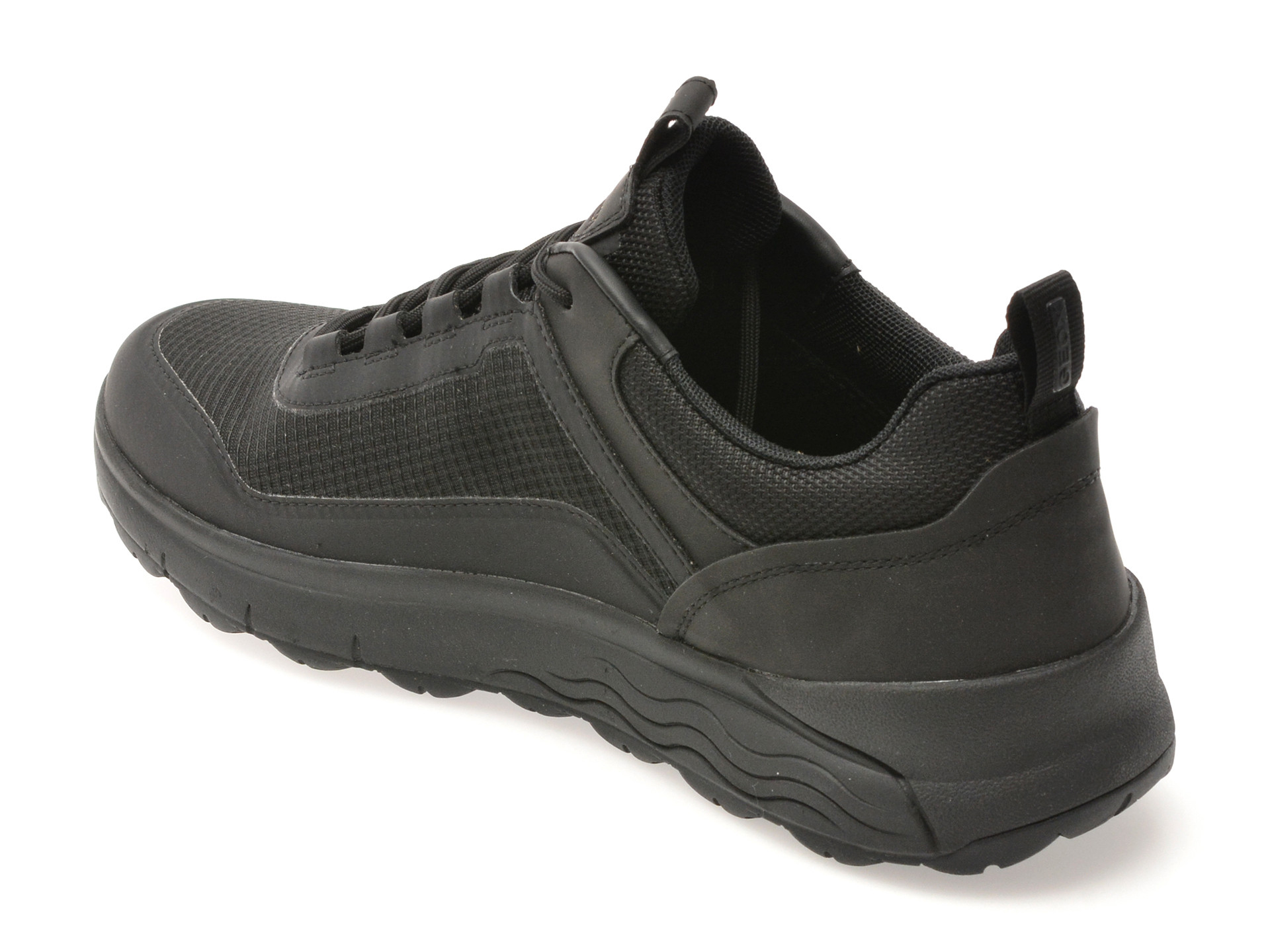 Pantofi sport GEOX negri, U56FDA, din material textil