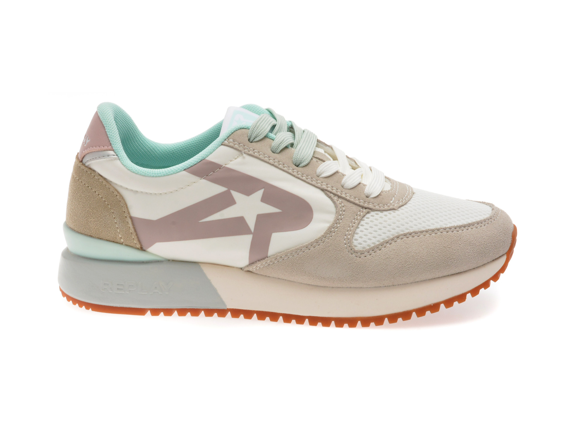 Pantofi sport REPLAY gri, WS9O06T, din material textil