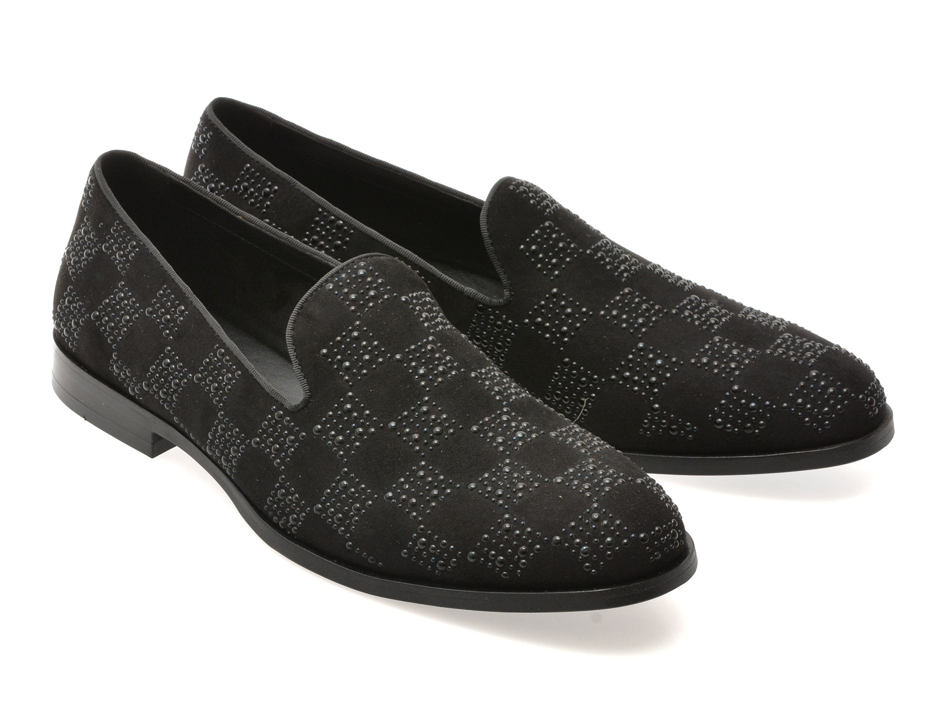 Pantofi ALDO negri, CASINO 009, din material textil