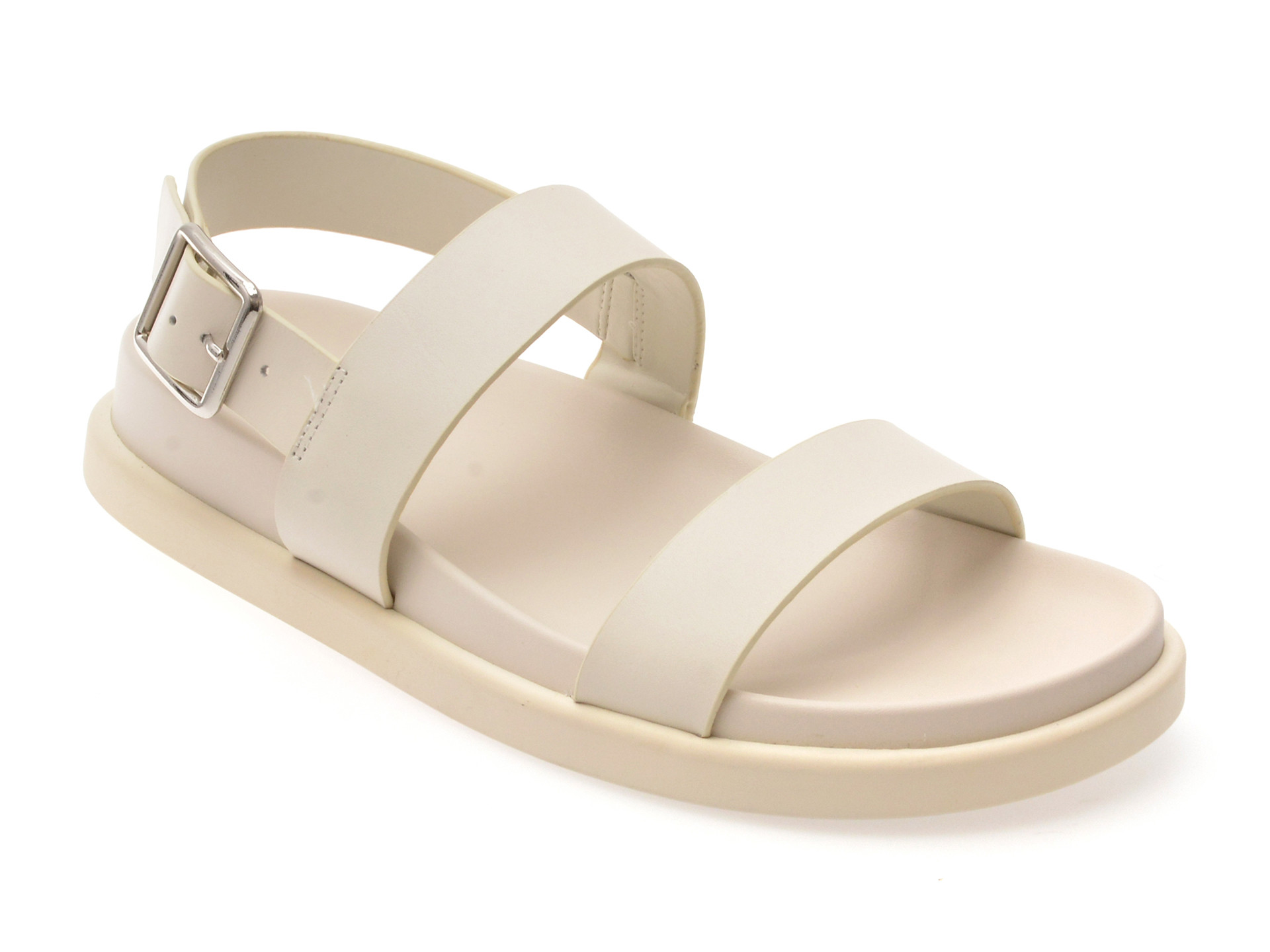 Sandale ALDO albe, LAROISEAN 121, din piele naturala