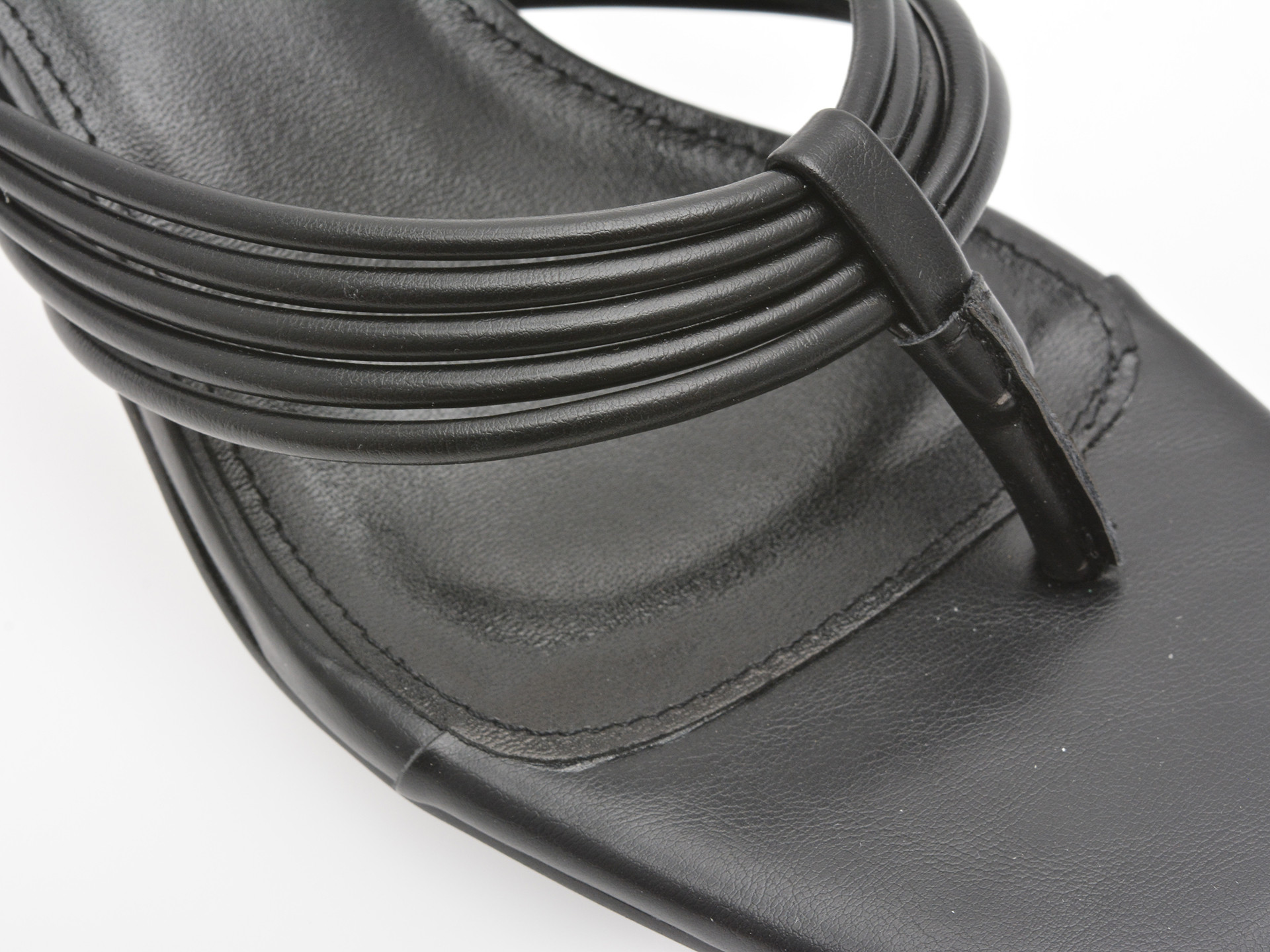 Papuci EPICA negri, 82933, din piele ecologica