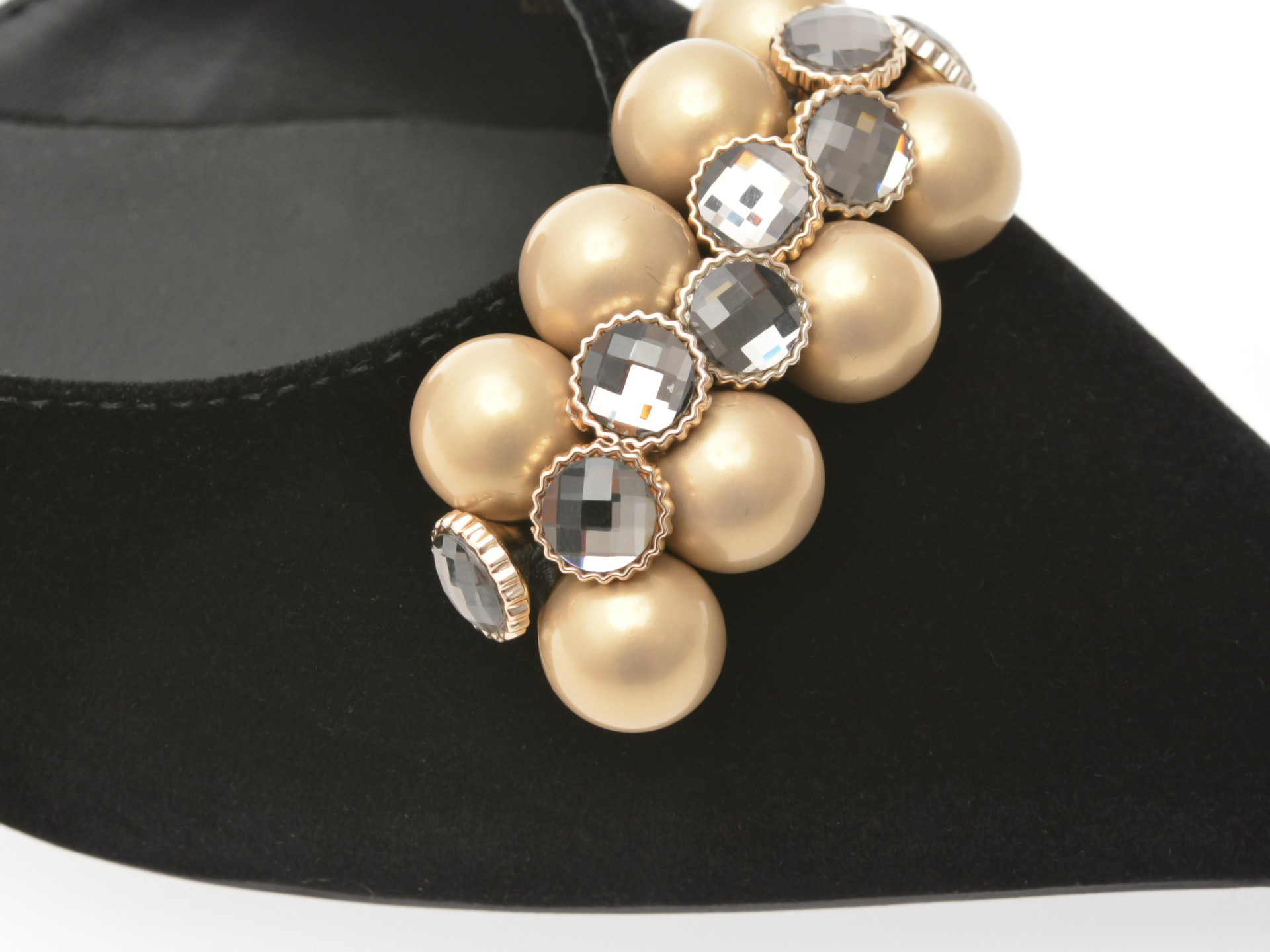 Pantofi EPICA negri, 26S1330, din material textil