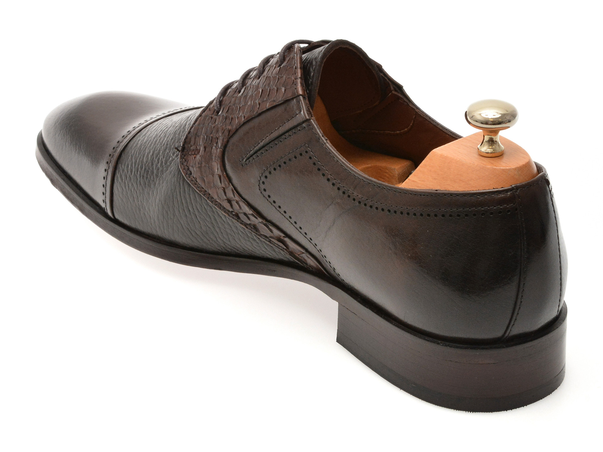 Pantofi eleganti LE COLONEL maro, 32724, din piele naturala