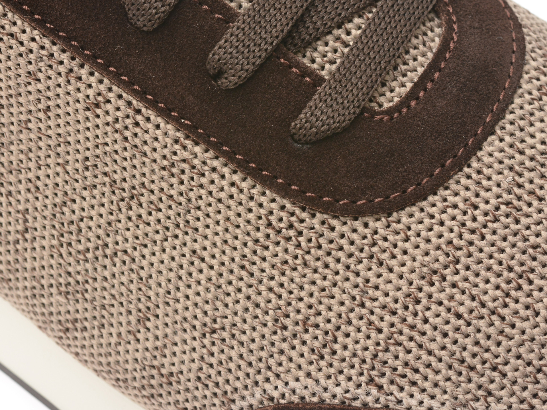 Pantofi sport LE COLONEL maro, 71334, din material textil