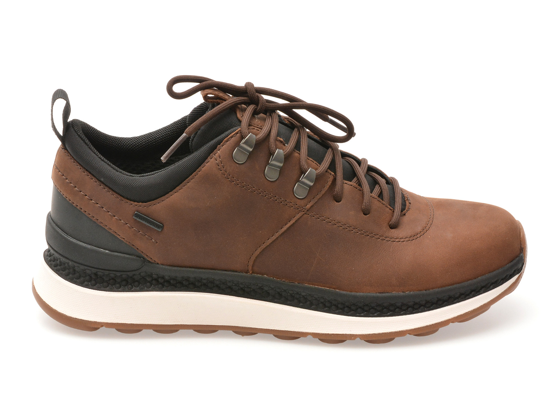 Pantofi sport GEOX maro, U56HMA, din piele naturala