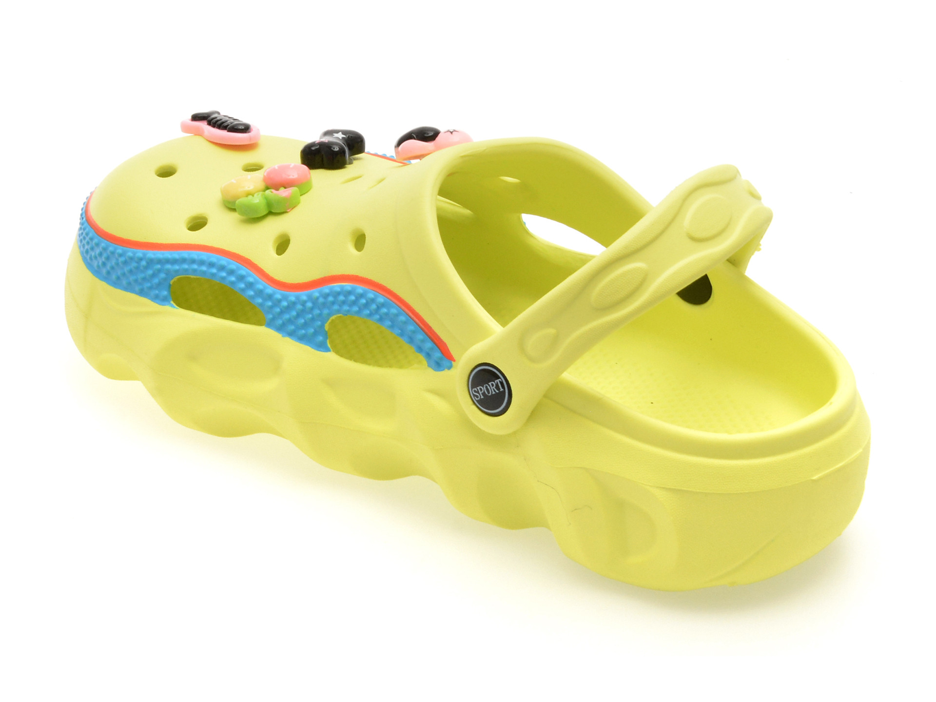 Papuci SELECTION KIDS verzi, 3039, din pvc