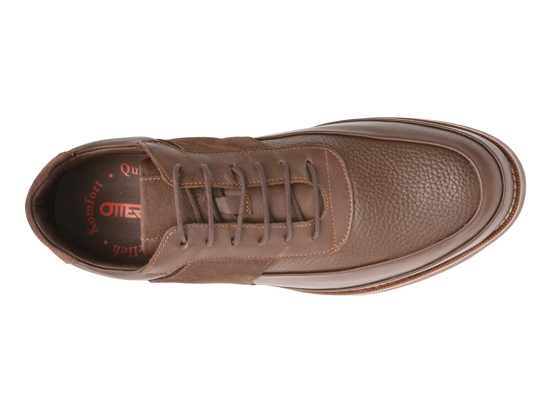 Pantofi OTTER maro, 813, din piele naturala