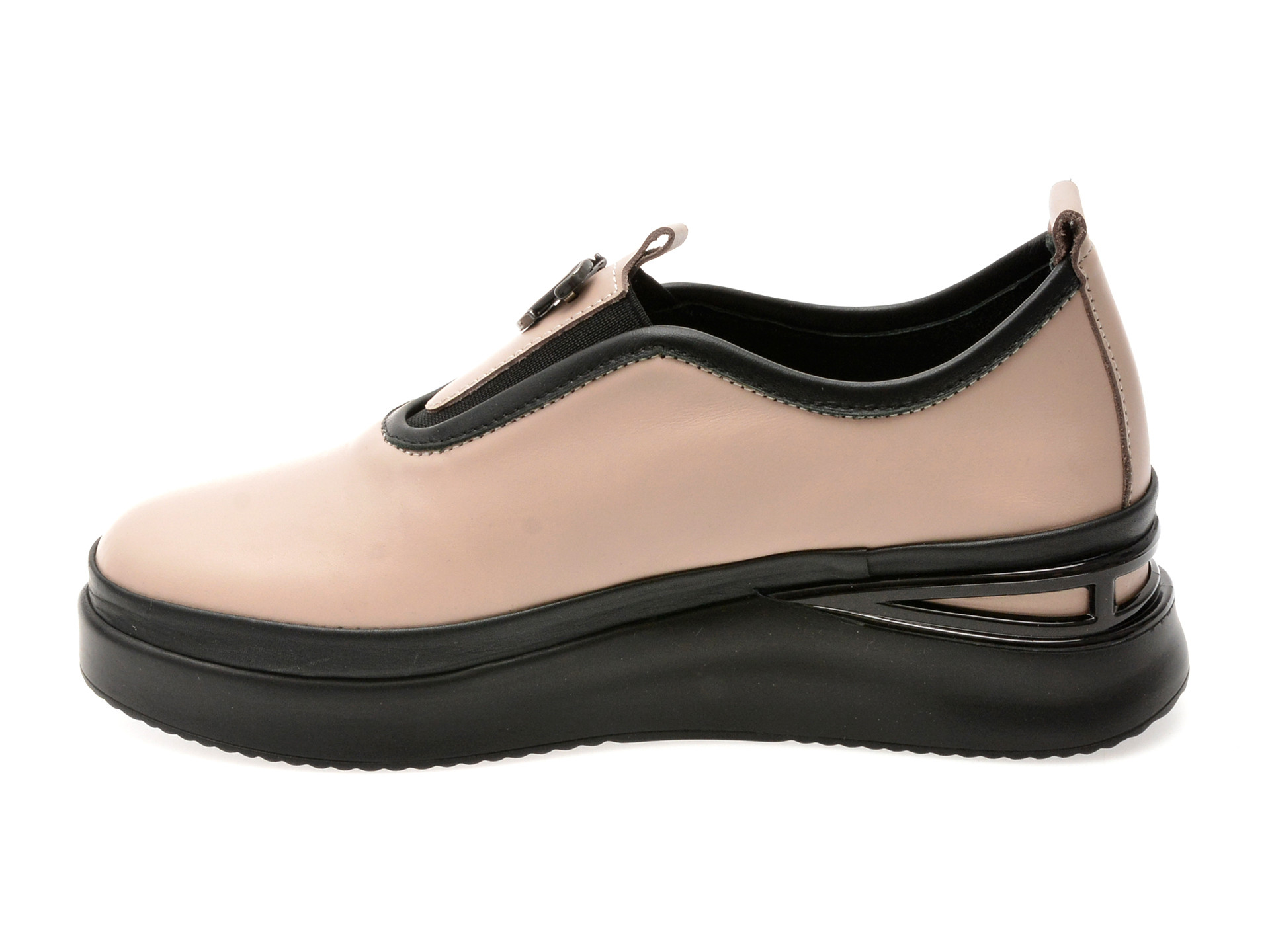 Pantofi IMAGE gri, 1061931, din piele naturala